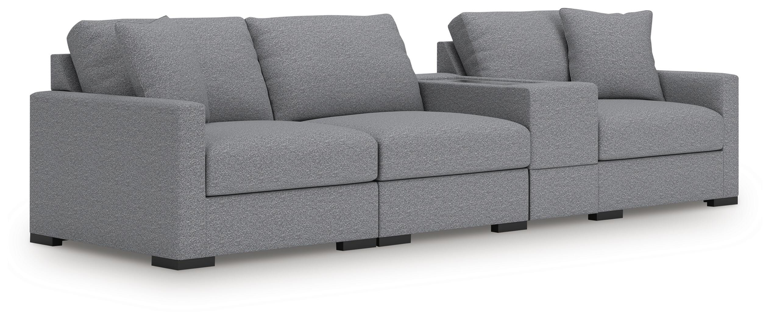 Omaha by Ashley 4-Piece Sectional with Storage Console - image 1