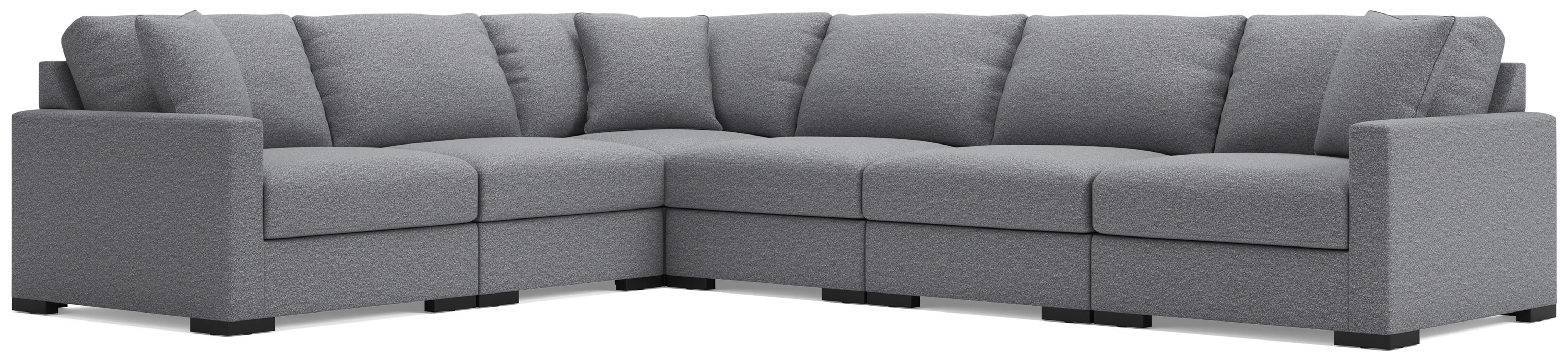 Omaha by Ashley 6-Piece Sectional, Salt and Pepper, large