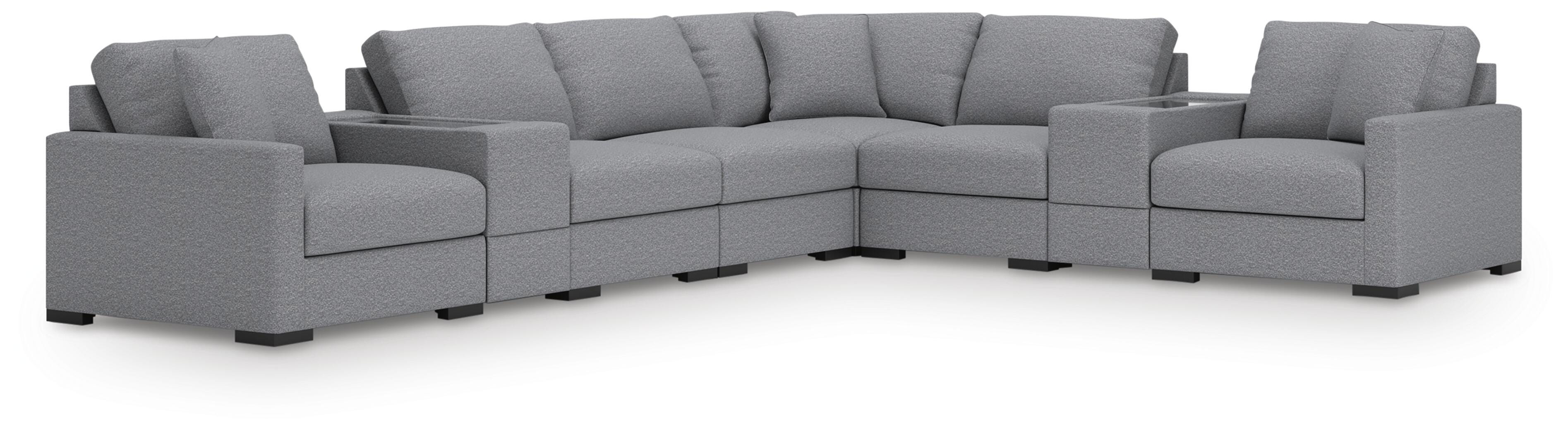 Omaha by Ashley 8-Piece Sectional with Storage Consoles - image 1