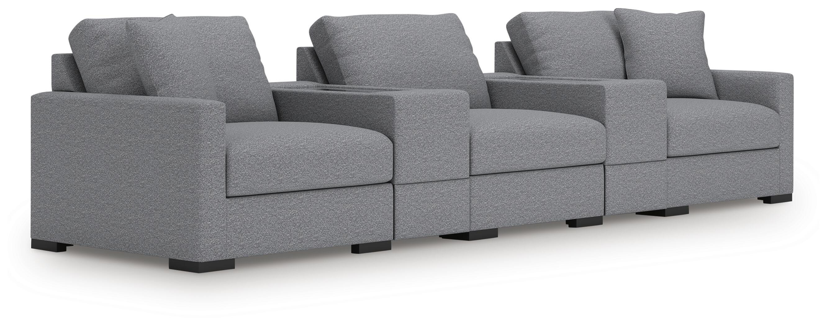 Omaha by Ashley 5-Piece Sectional with Storage Consoles - image 1