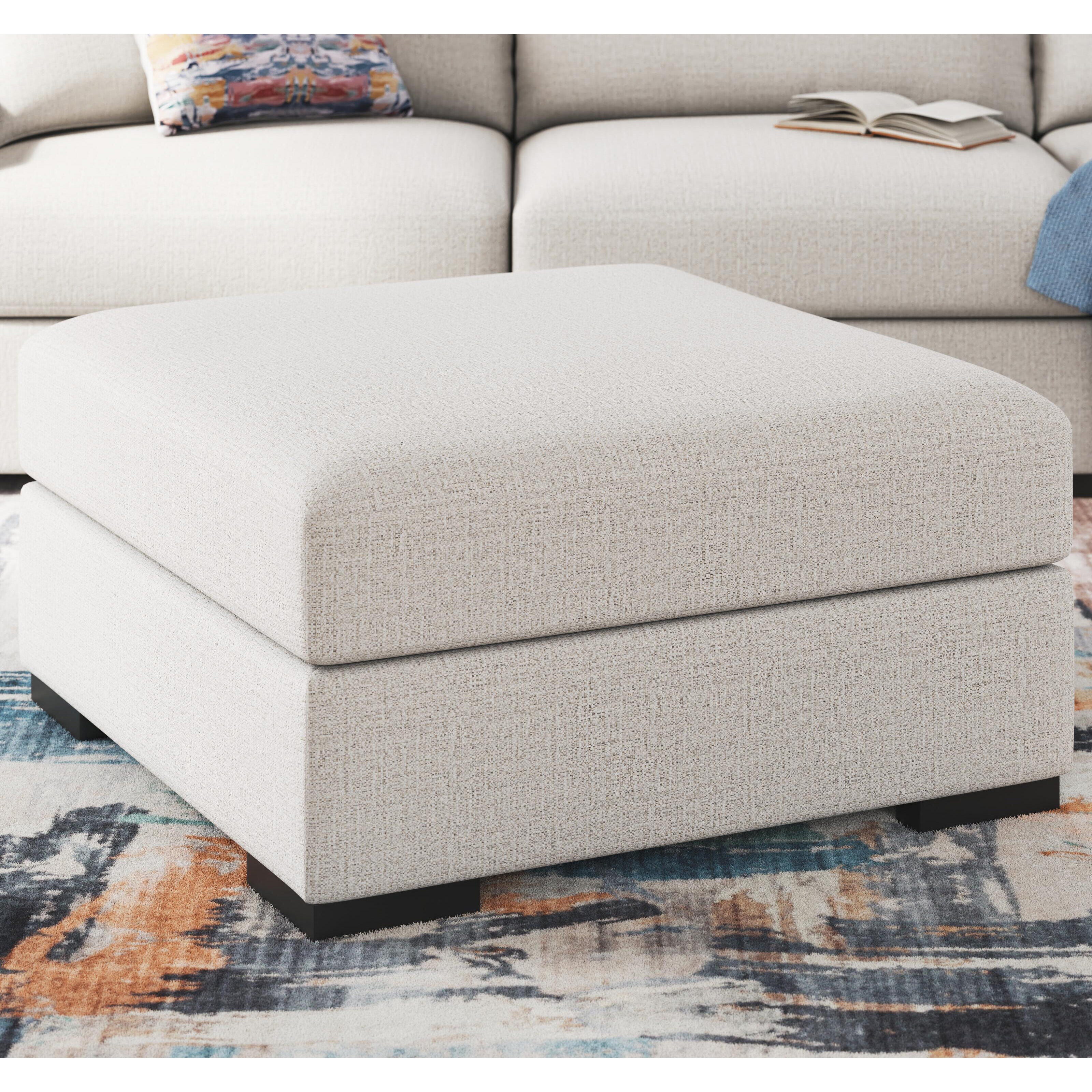 Omaha by Ashley Oversized Accent Ottoman, Stone, rollover