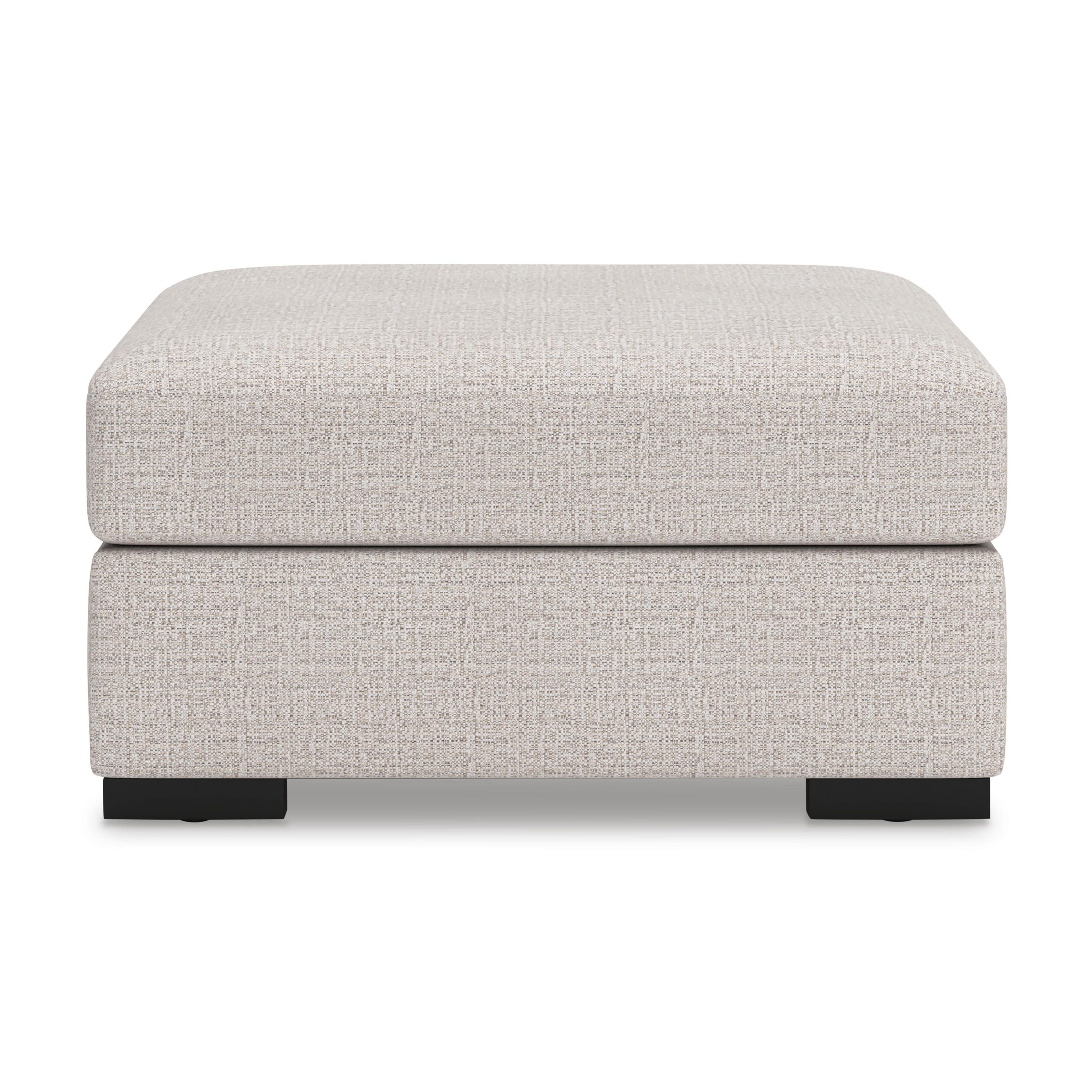 Omaha by Ashley Oversized Accent Ottoman, Stone, large