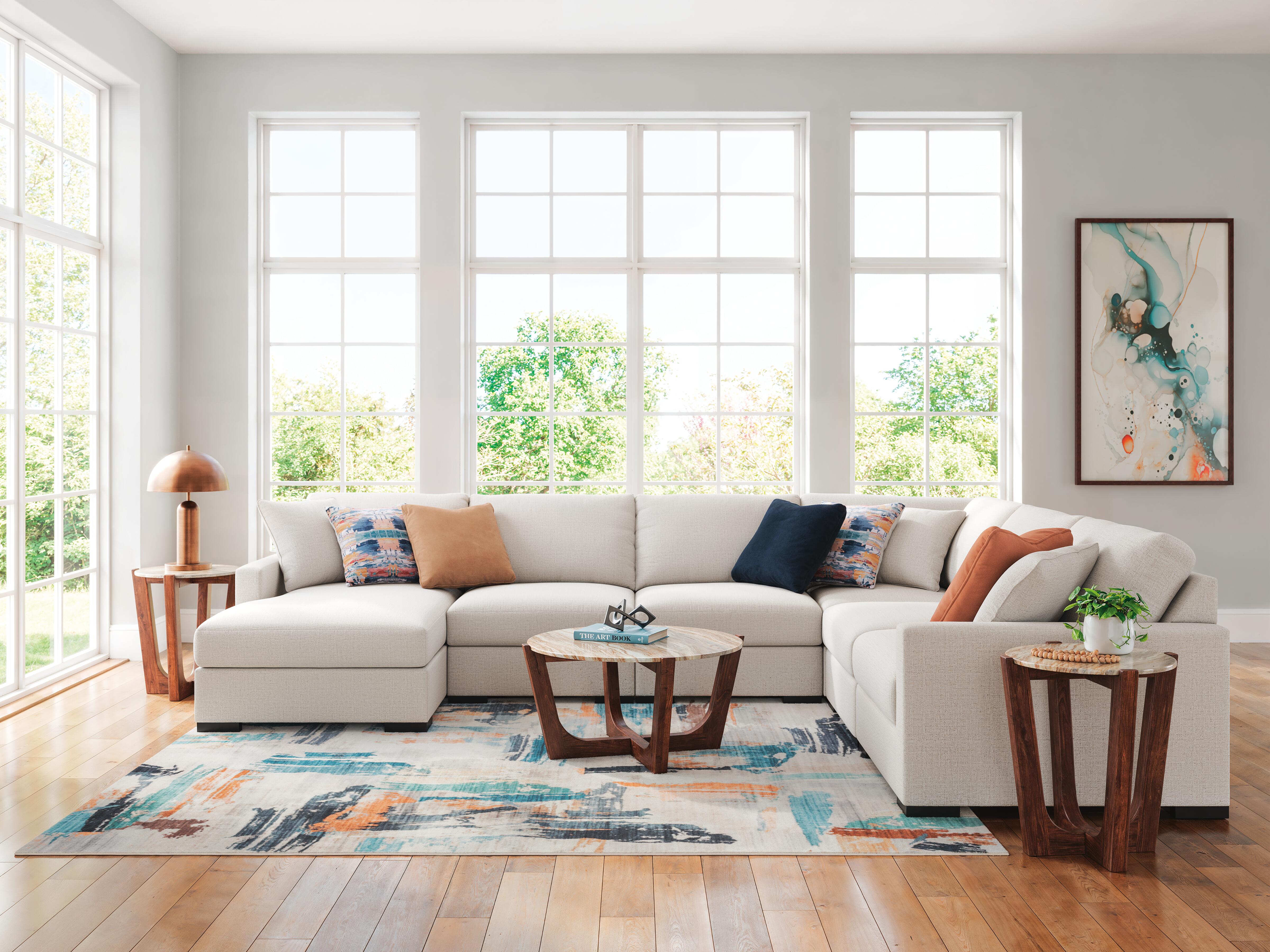 Omaha by Ashley 6-Piece Sectional with Storage Chaise - image 3