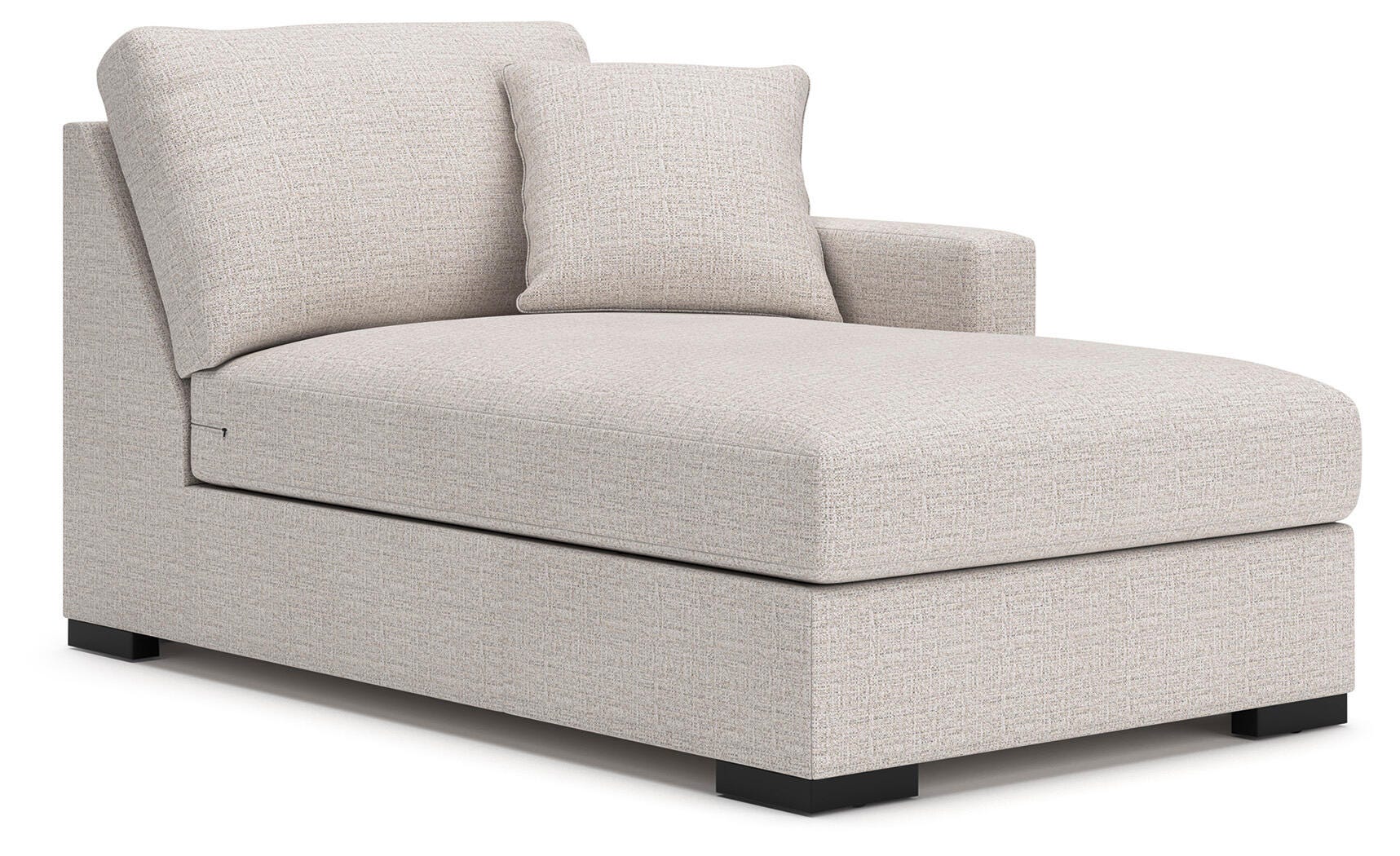 Omaha by Ashley 7-Piece Sectional with Audio Console and Storage Chaise, Stone, large