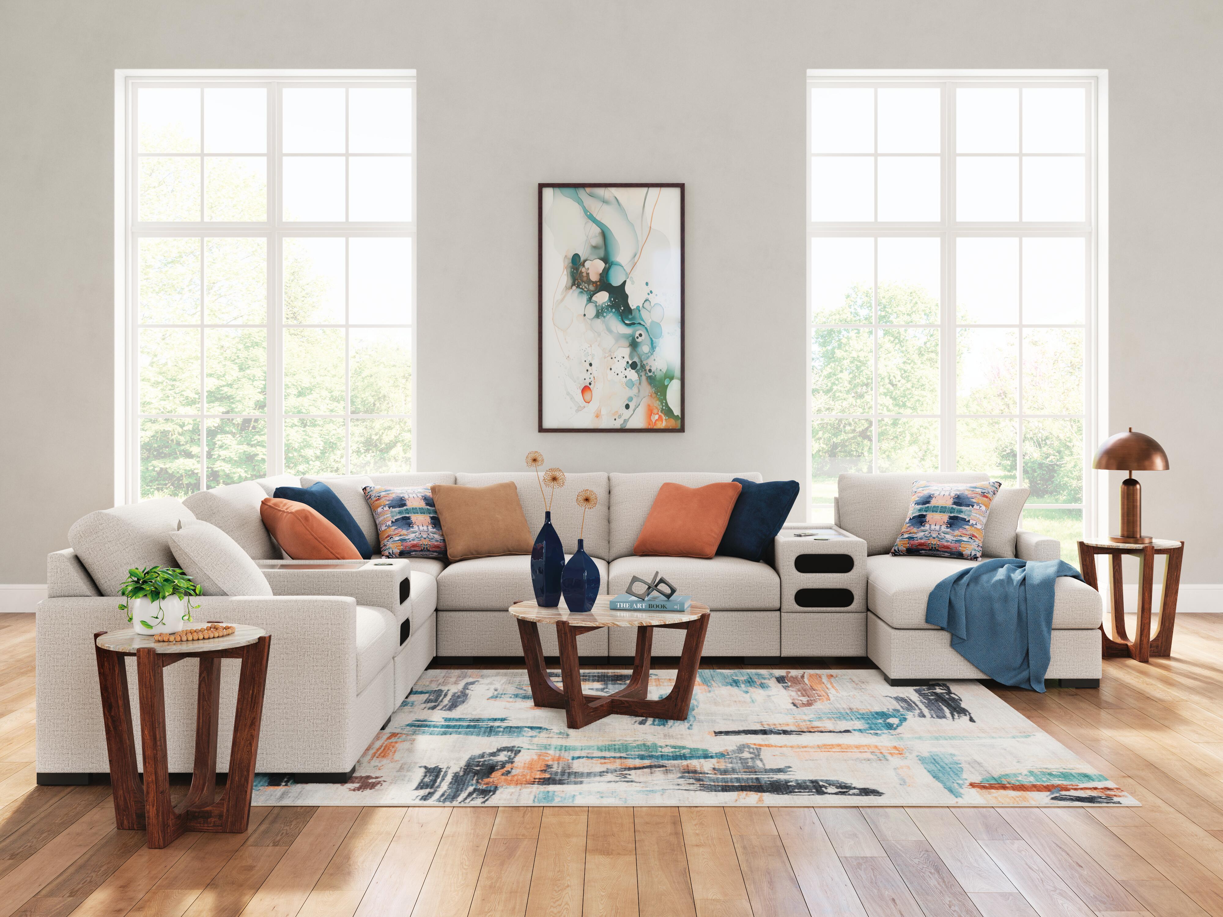 Omaha by Ashley 8-Piece Modular Next-Gen Nuvella™ Performance