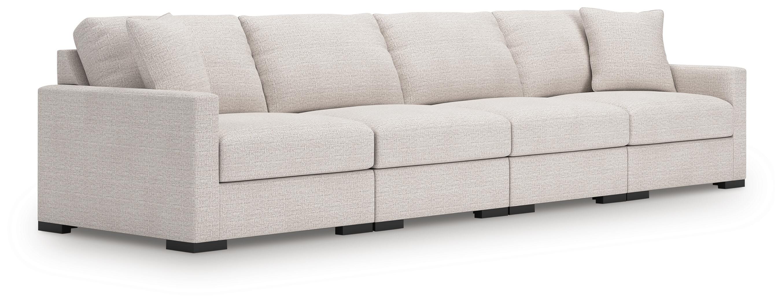 Omaha by Ashley 4-Piece Sofa, Stone, large