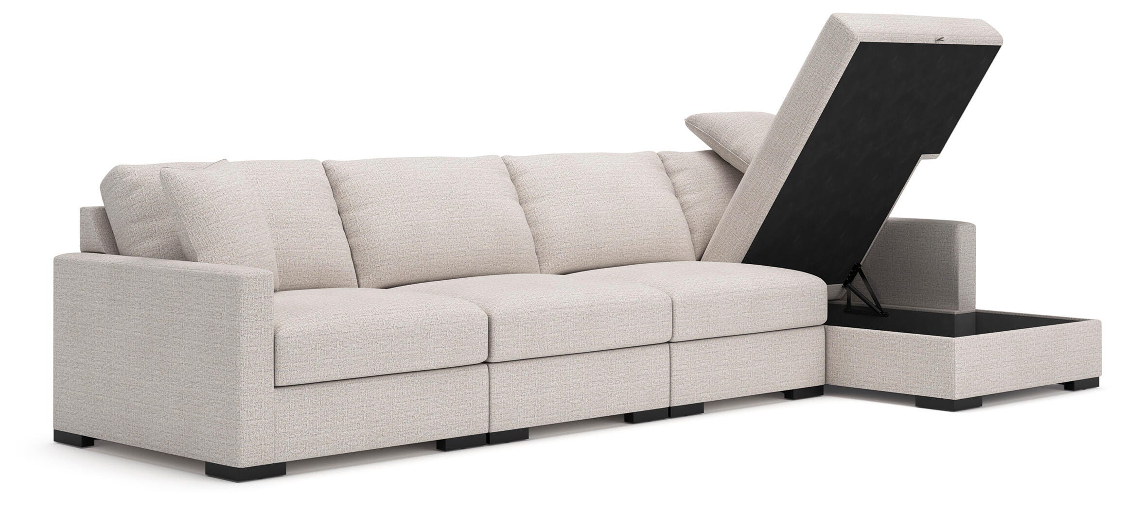 Seccional de 4 piezas Omaha by Ashley con chaise longue con espacio de almacenamiento - image 2
