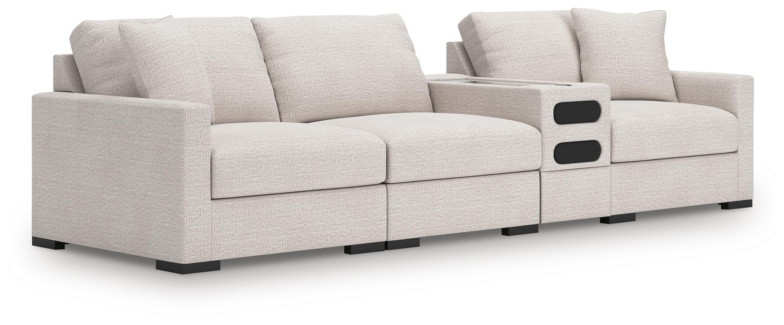 Omaha by Ashley 4-Piece Sectional with Audio Console - image 1