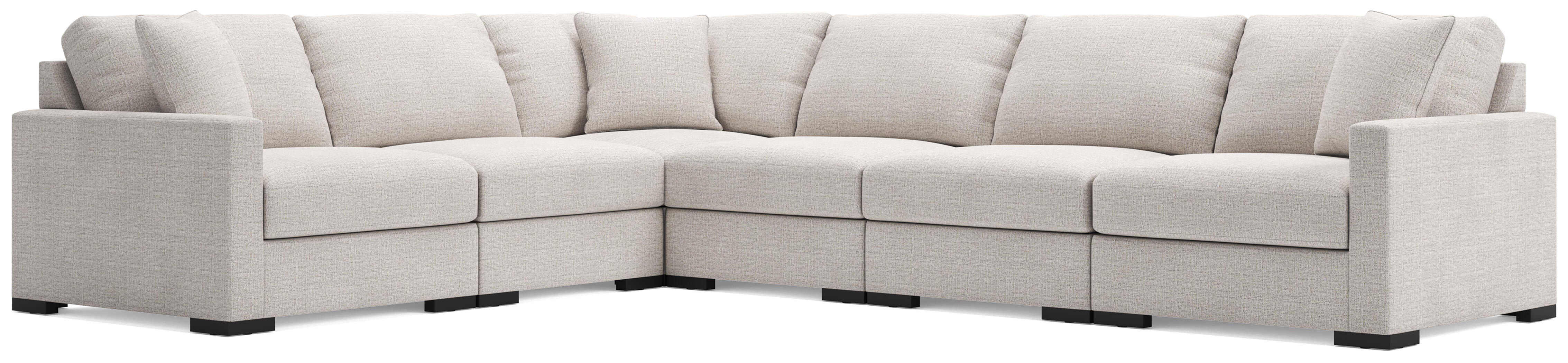 Omaha by Ashley 6-Piece Sectional, Stone, large
