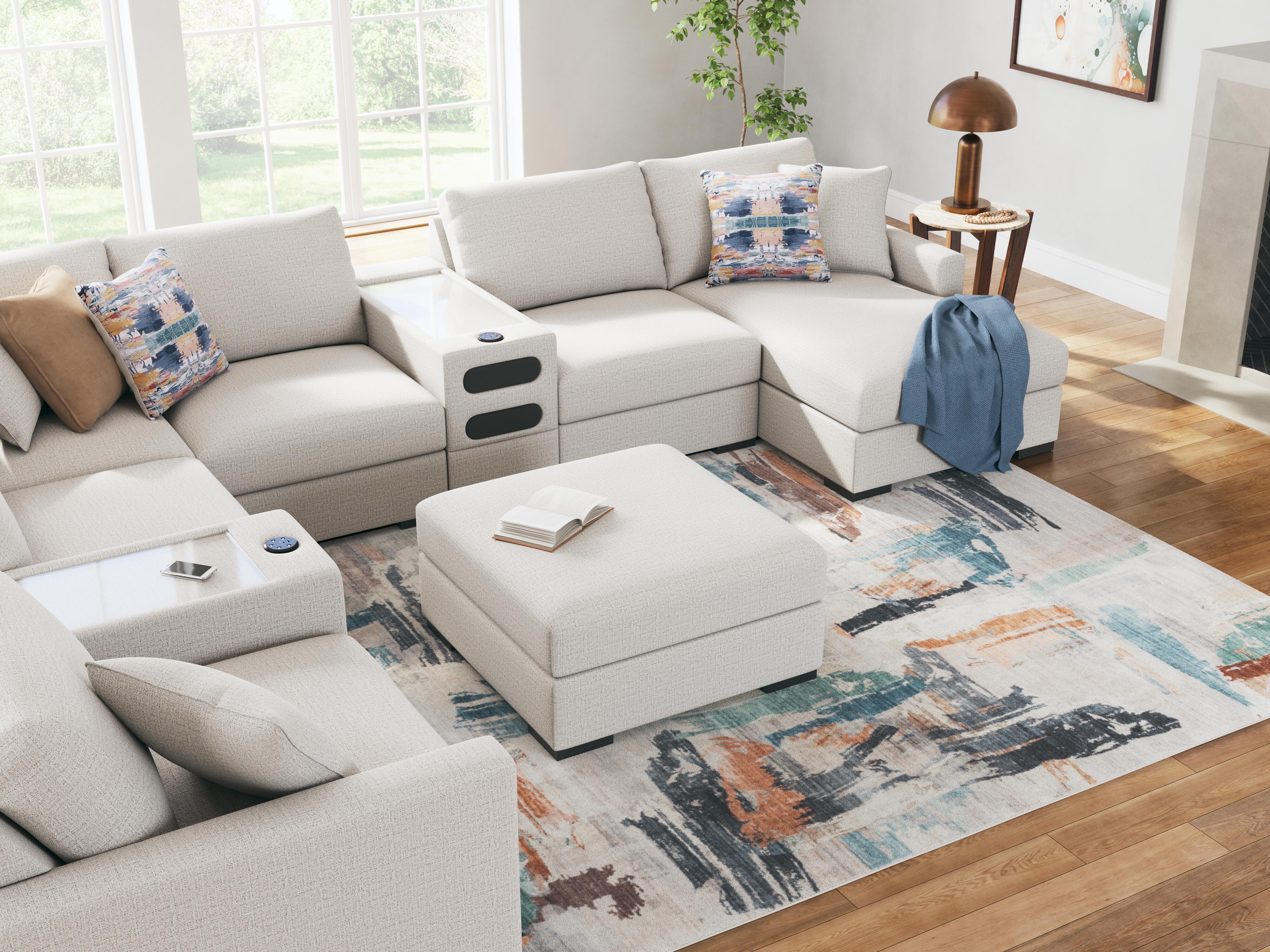 Omaha by Ashley 8-Piece Modular Next-Gen Nuvella™ Performance
