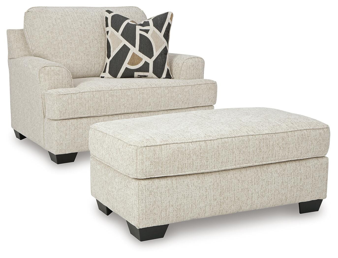 Sillón oversize y otomana Heartcort - image 2