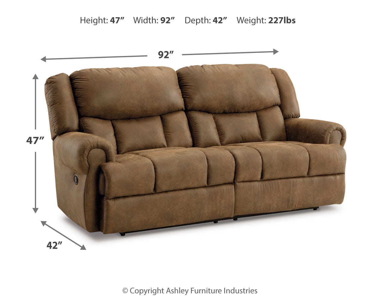 Boothbay Reclining Sofa - image 4