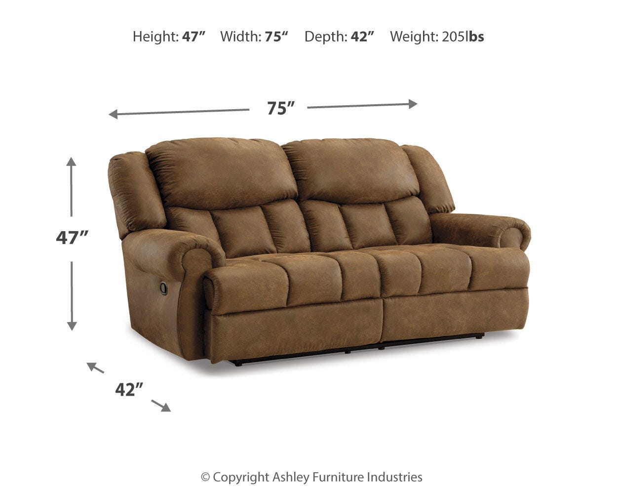 Boothbay Reclining Sofa, Loveseat and Recliner - image 19