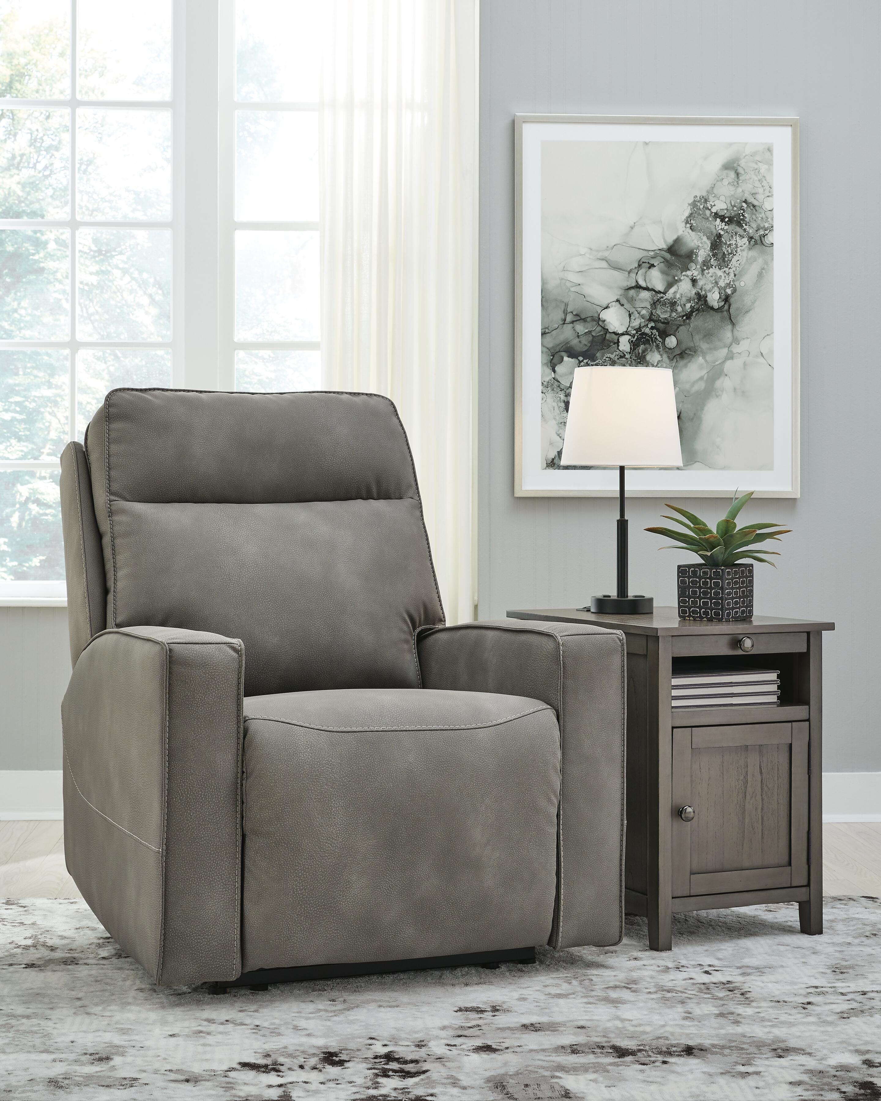 Next-Gen Durapella Performance Fabric Dual Power Recliner | Ashley
