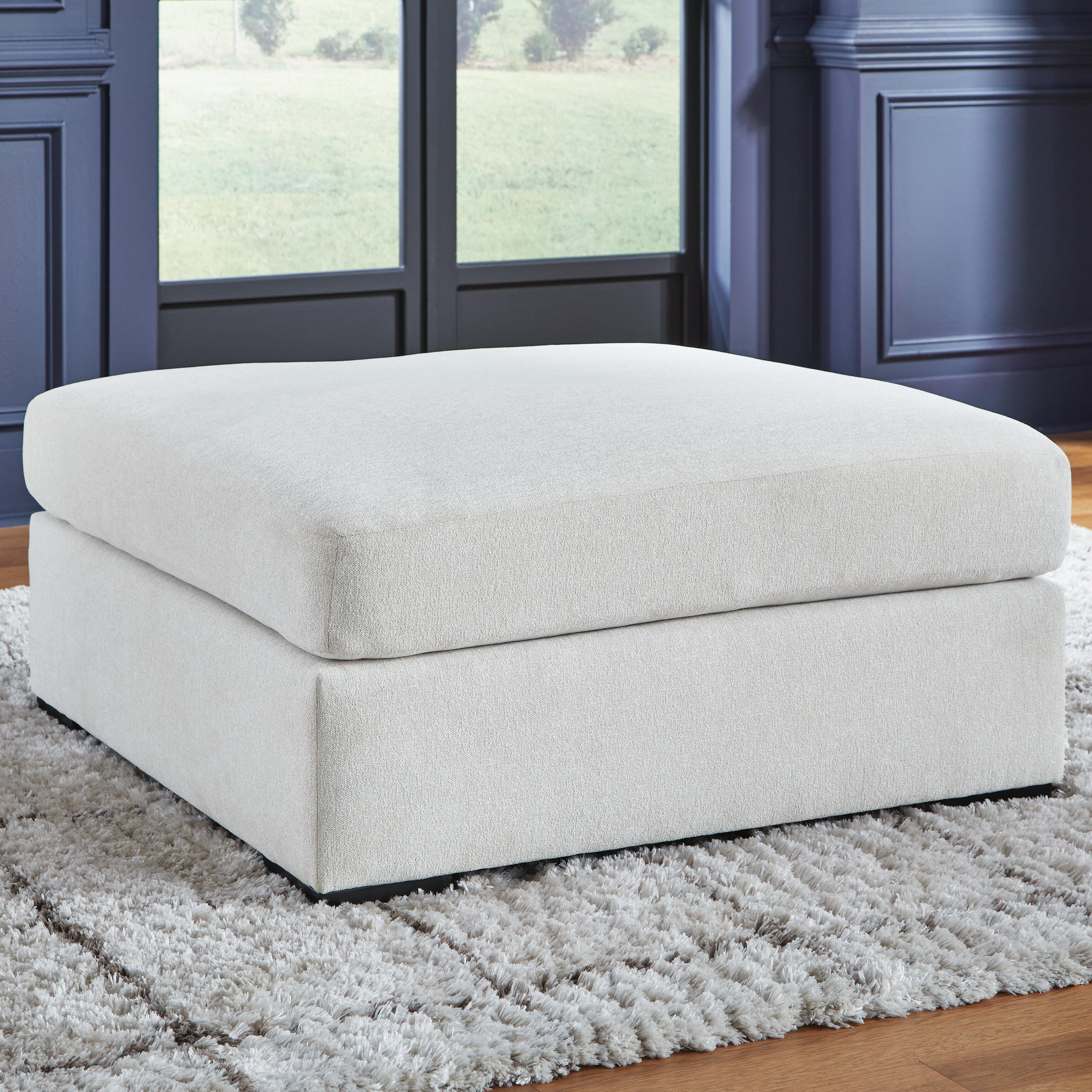 Leighelli Oversized Accent Ottoman, , rollover