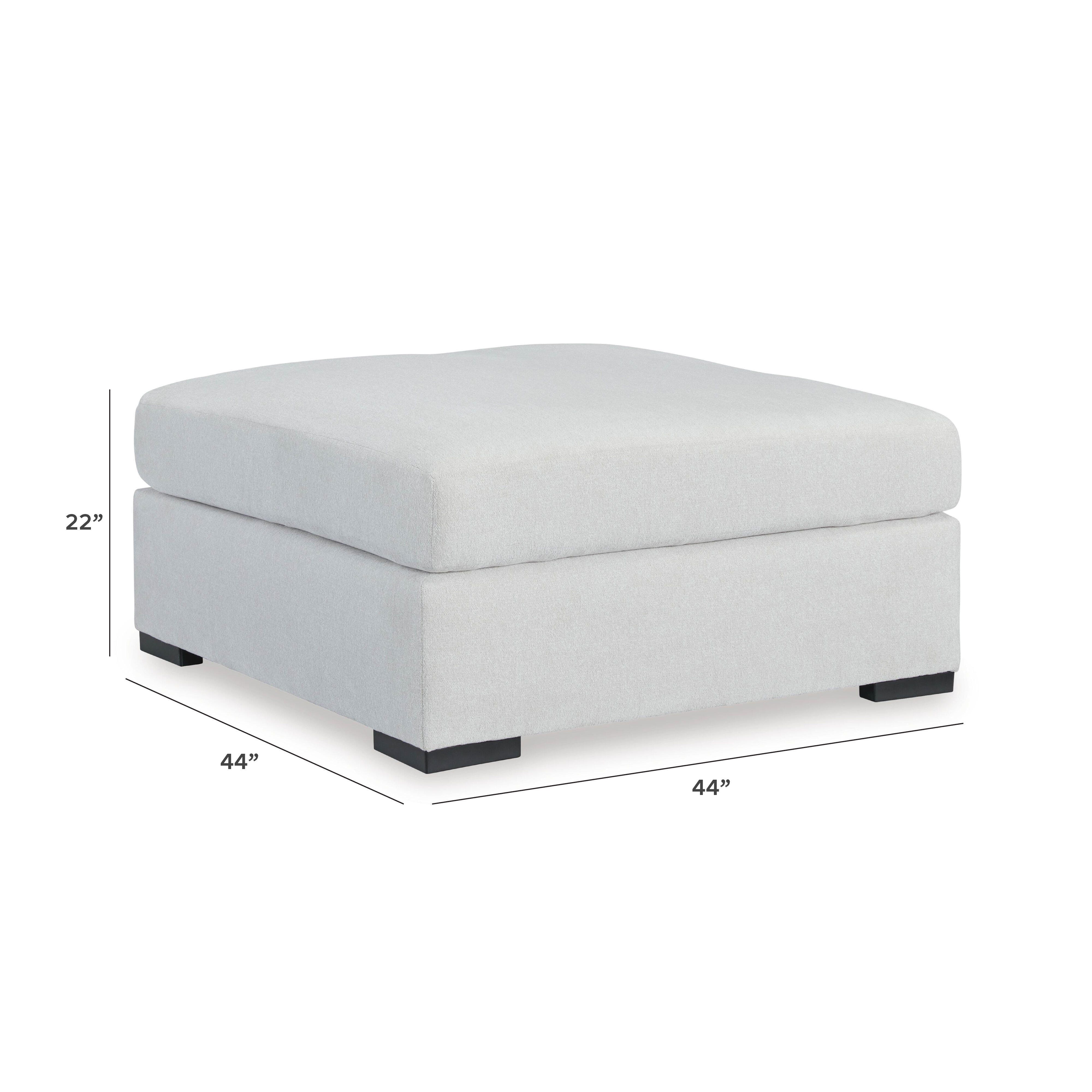 Leighelli Oversized Accent Ottoman, , large