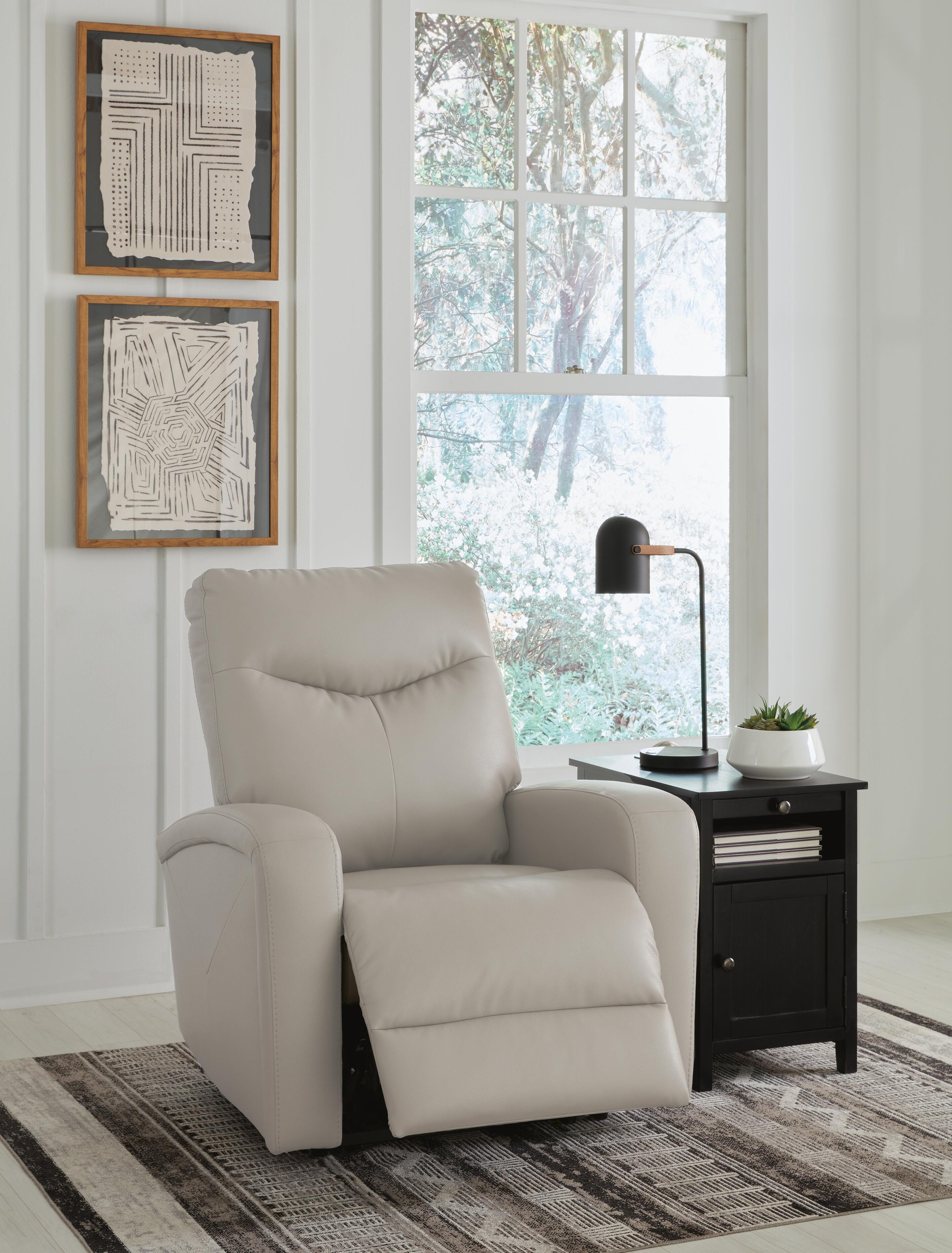 Ryversans Power Recliner, Dove Gray, large