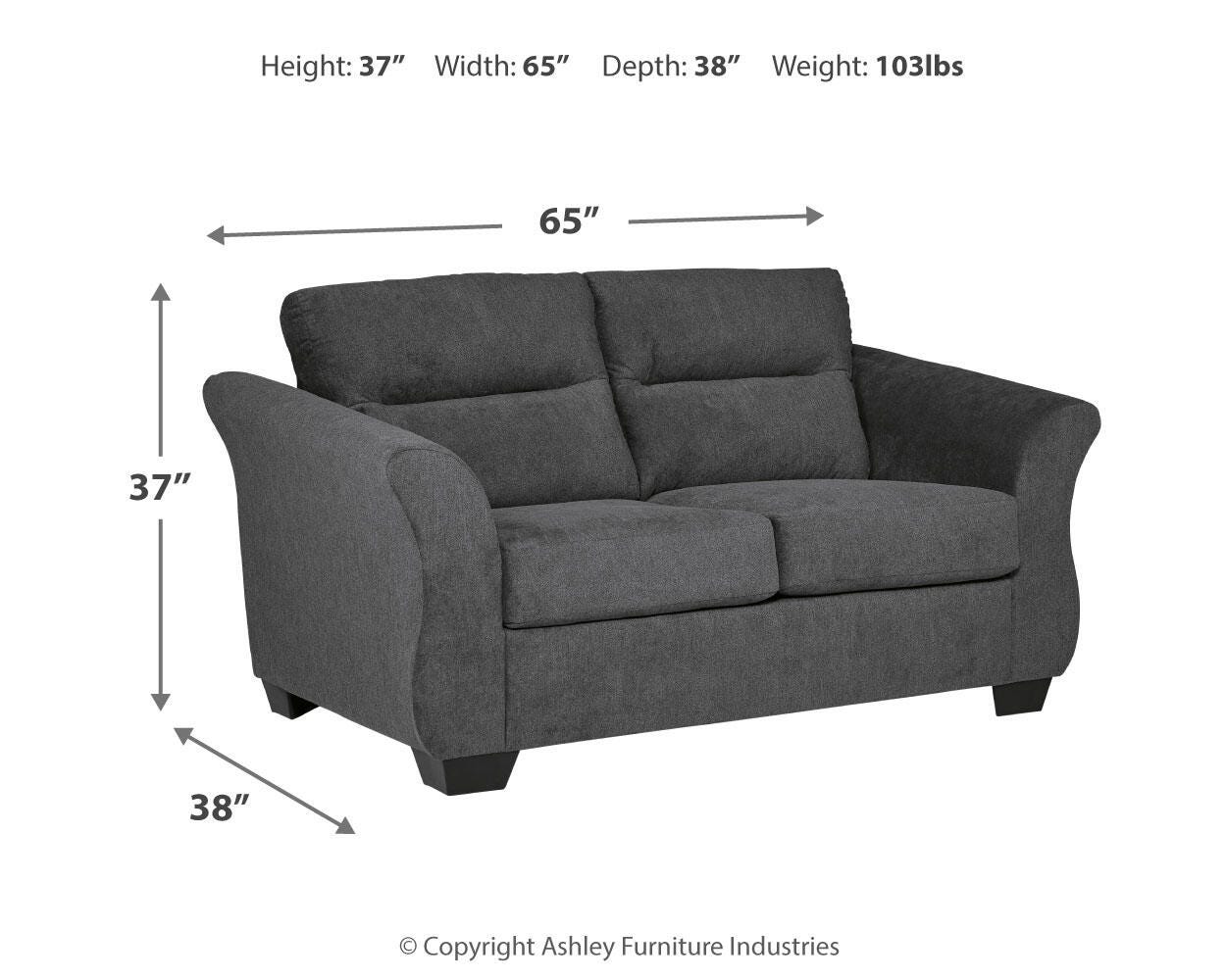 Miravel Loveseat - image 4