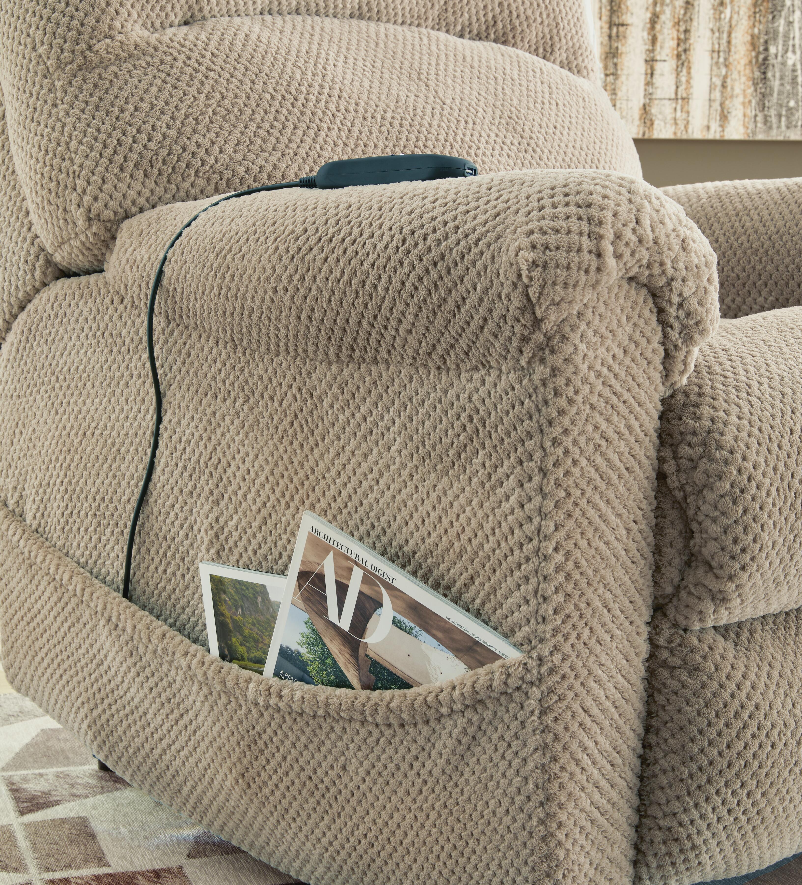 Shadowboxer Power Lift Recliner, Toast, large