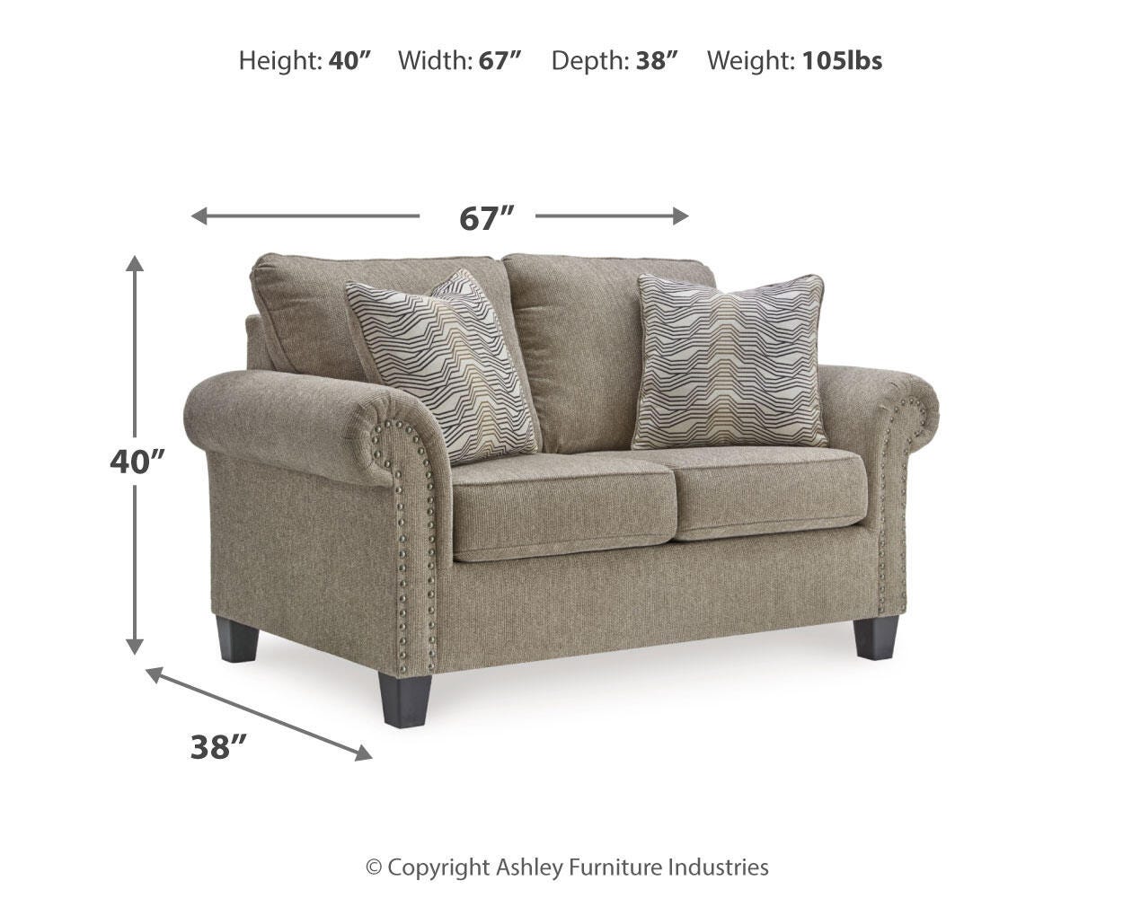 Shewsbury Sofa, Loveseat, Chair and Ottoman - image 20