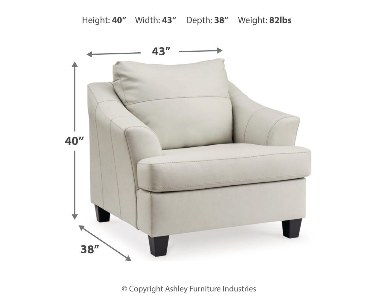 Genoa Oversized Chair and Ottoman - image 9