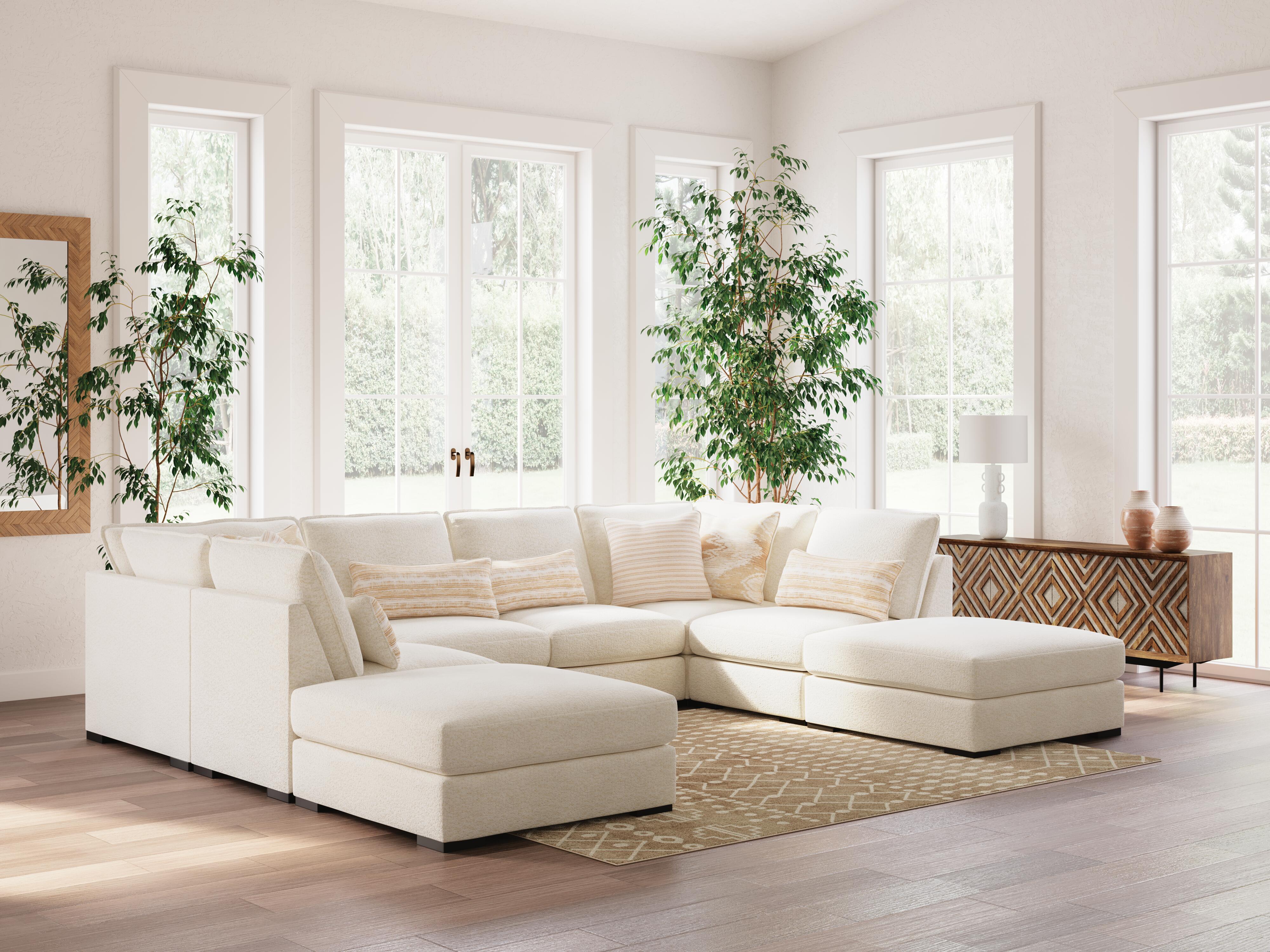 Donelson Creek 6-Piece Sectional and Ottoman - image 2