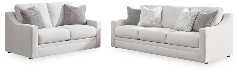 Maitelynn Sofa and Loveseat, Chalk