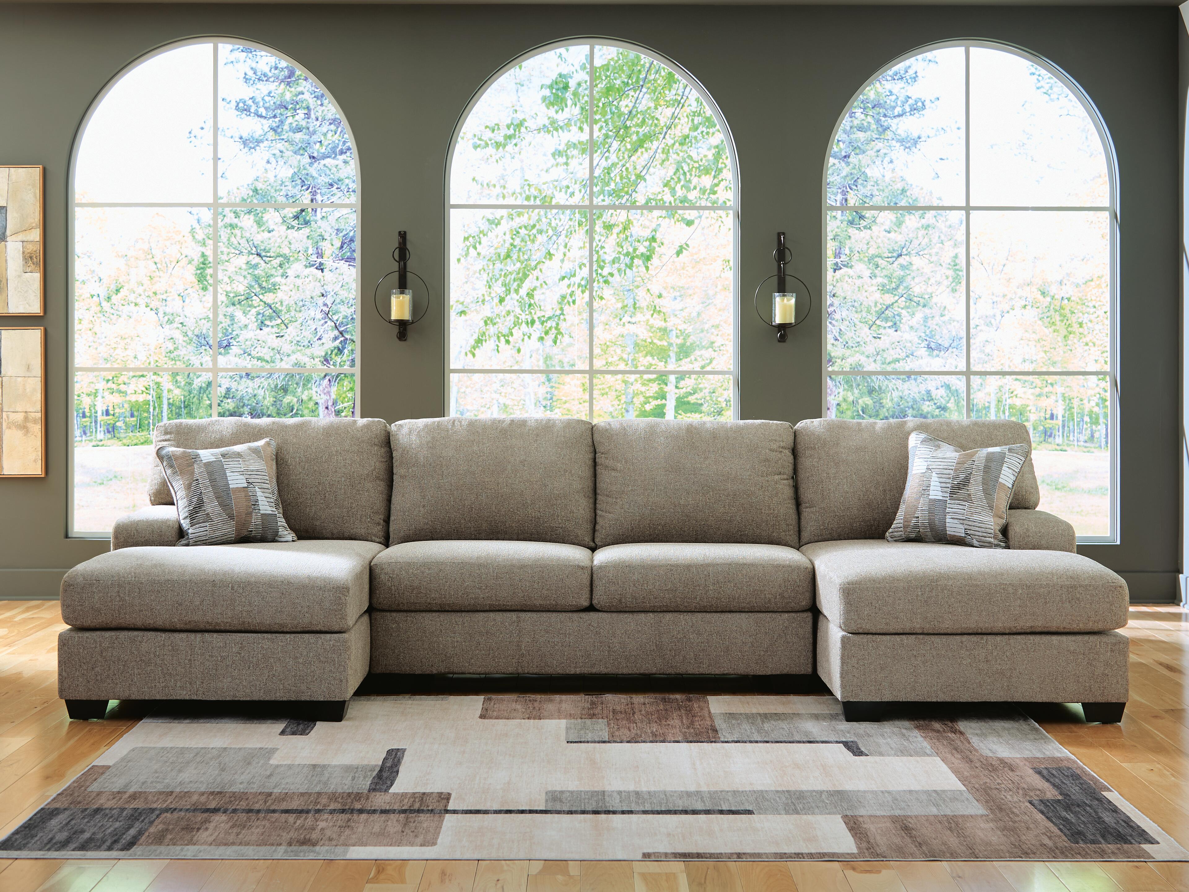Seccional con cama y doble chaise Newellen de 3 piezas - image 2