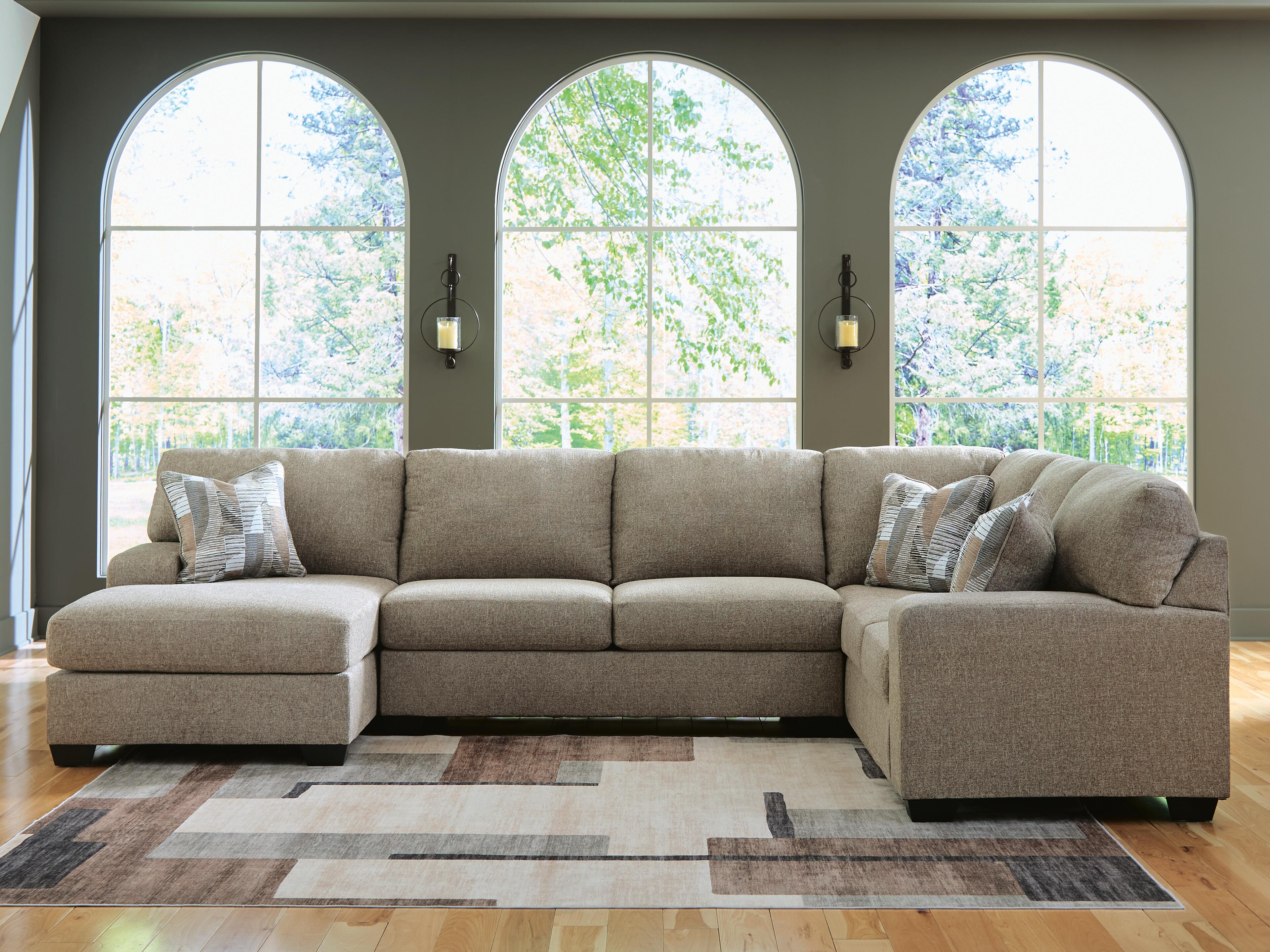 Seccional con Chaise y Sofá Cama de 3 Piezas Newellen - image 2