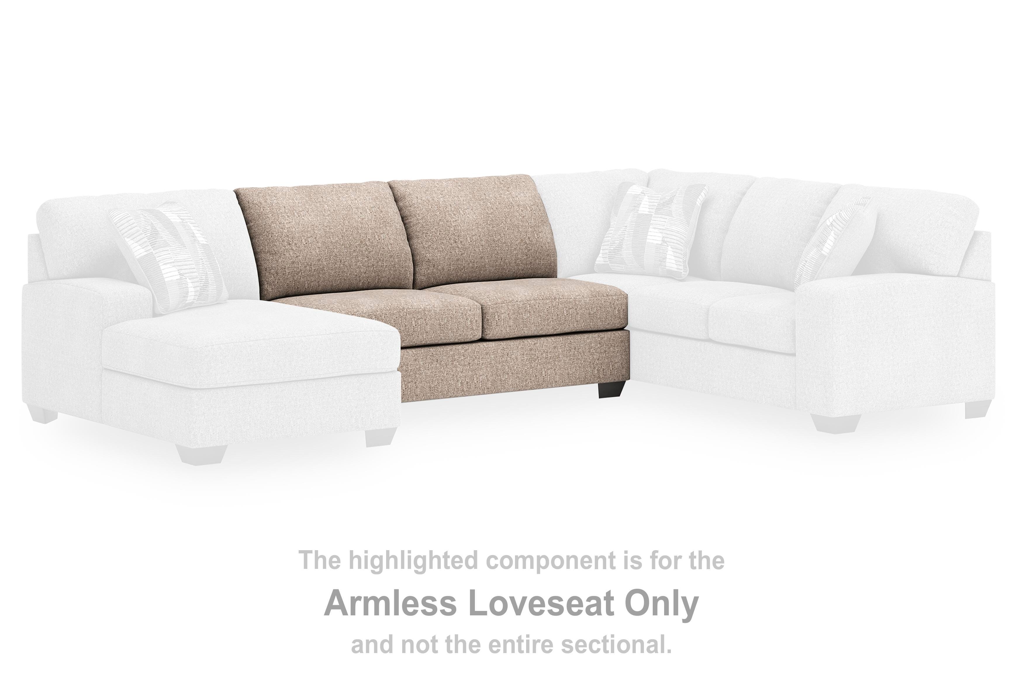 Newellen Armless Loveseat