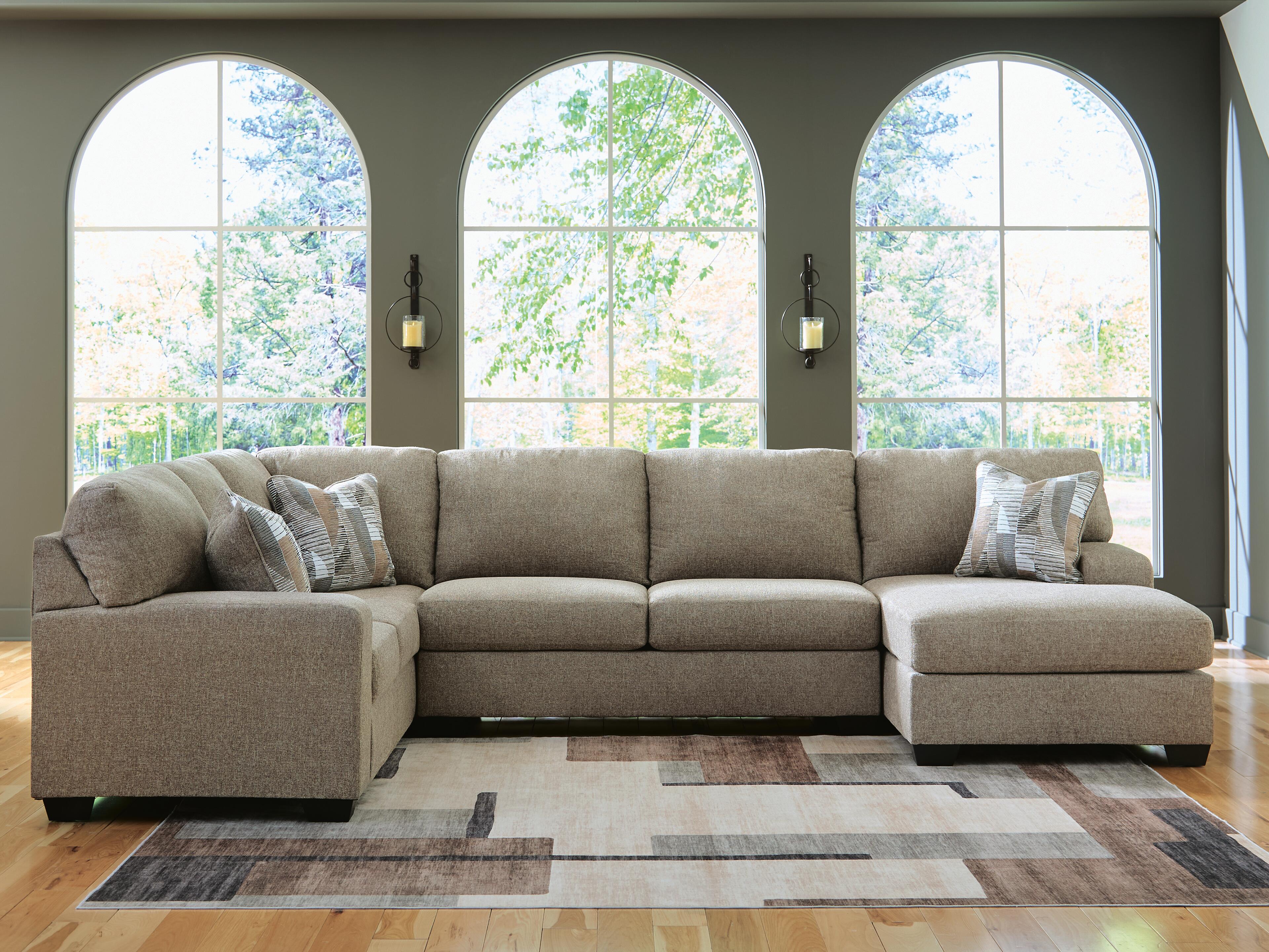 Seccional con Chaise y Sofá Cama de 3 Piezas Newellen - image 2