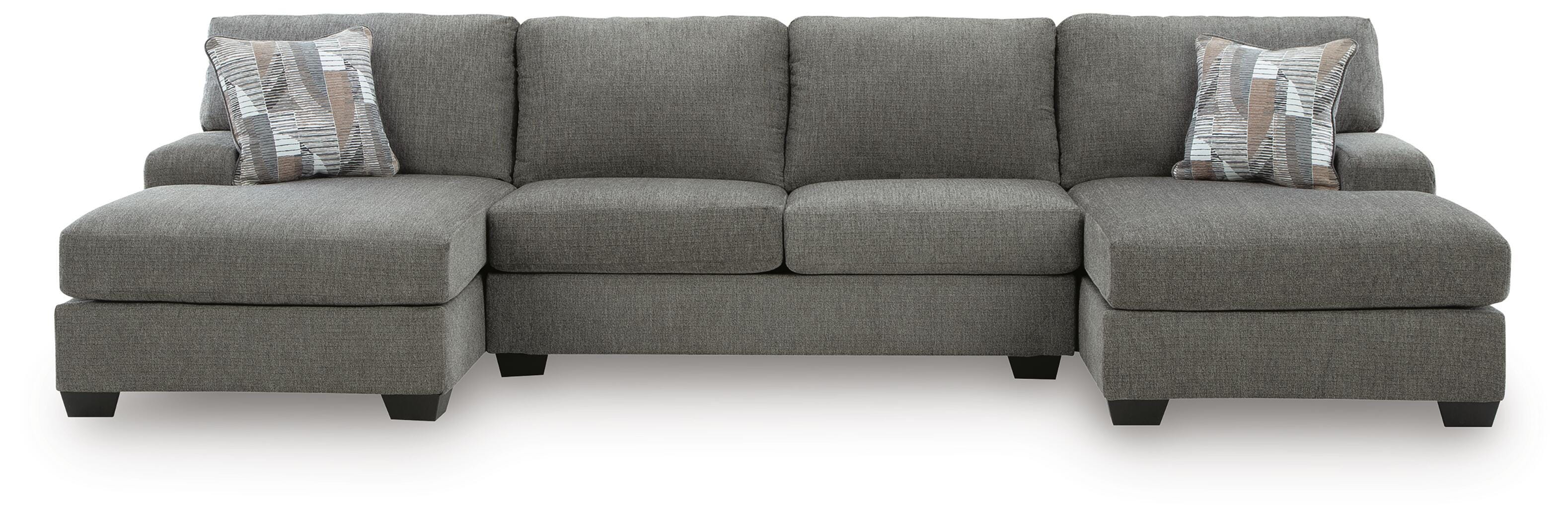 Newellen 3-Piece Sleeper Sectional with Double Chaise, , large