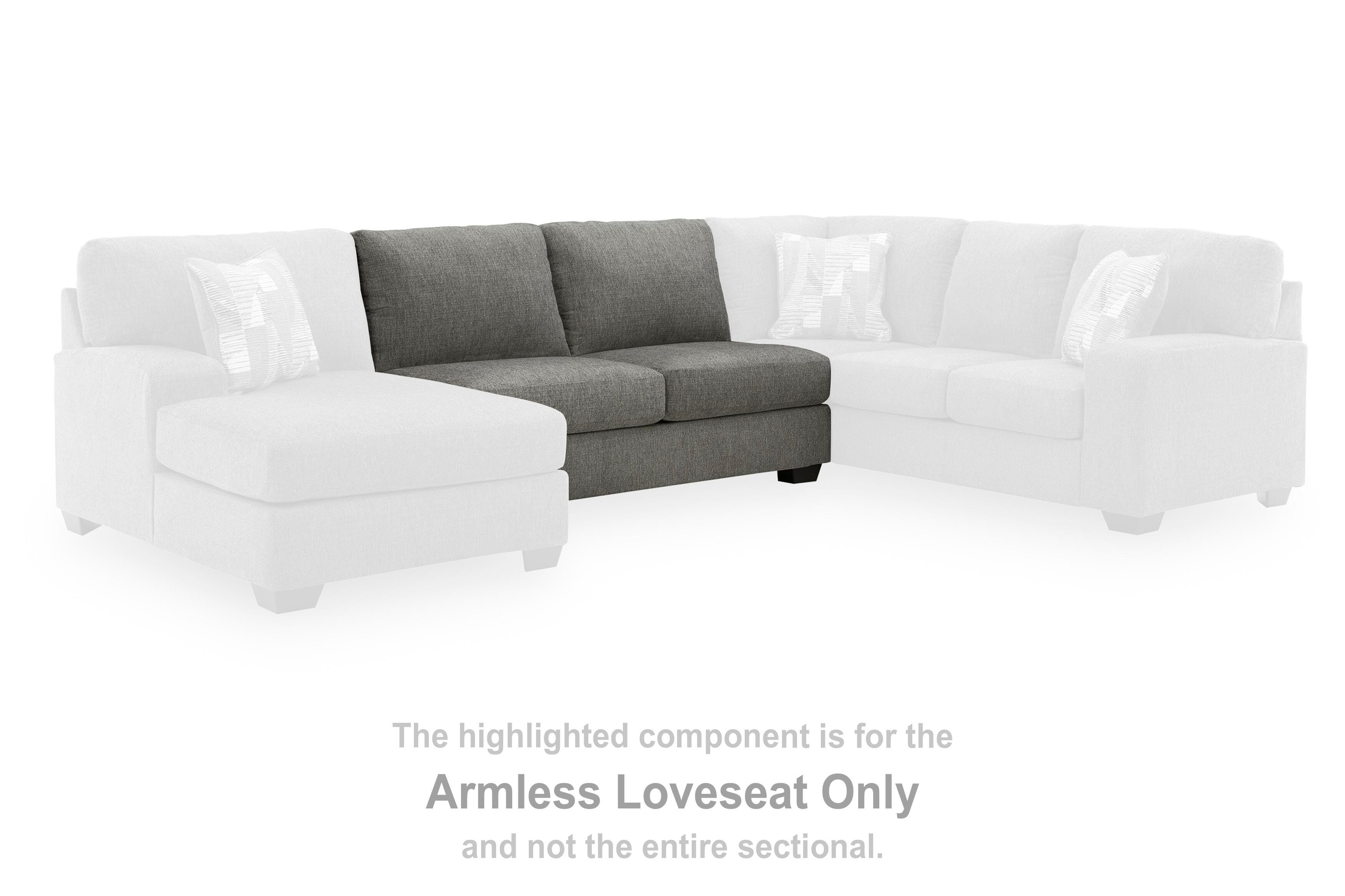 Clarington Armless Loveseat
