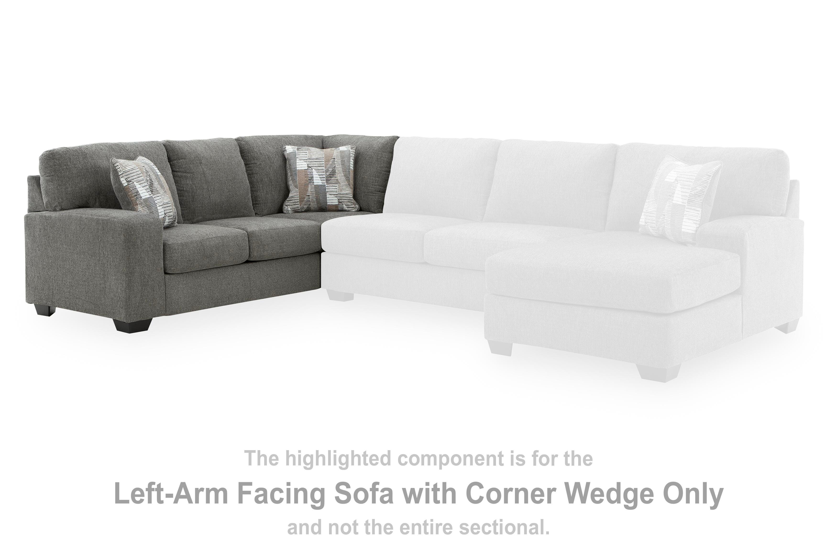 Clarington Left-Arm Facing Sofa with Corner Wedge
