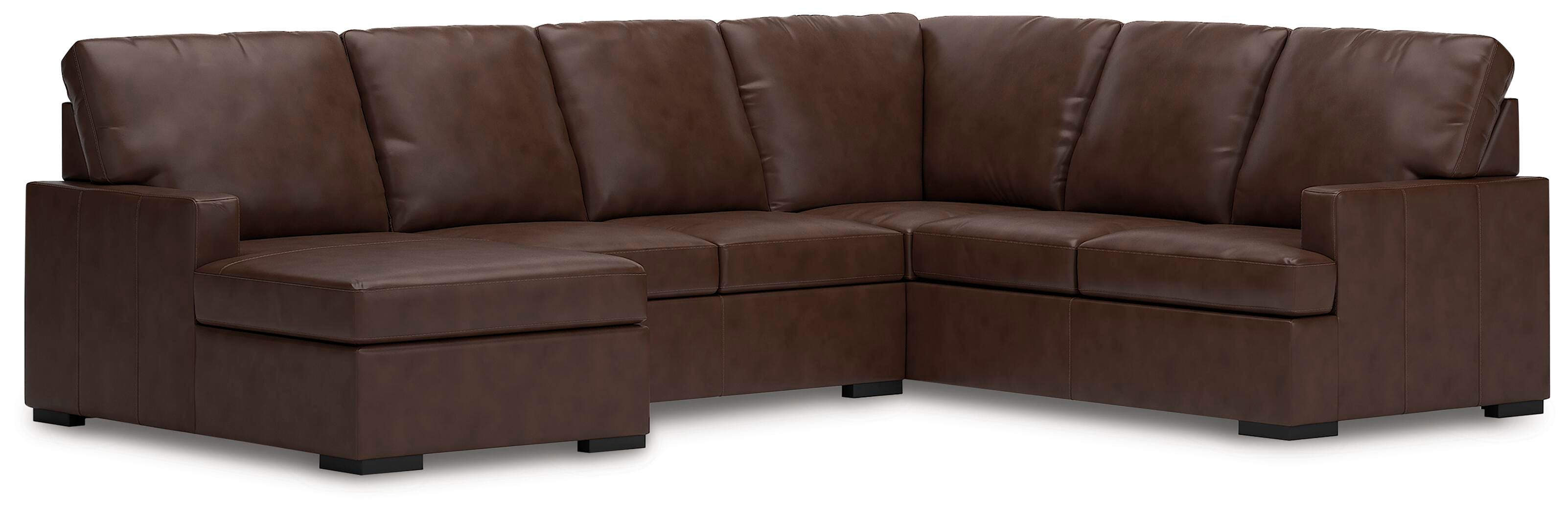 Modern Day 3-Piece Sectional with Chaise, Coffee, large