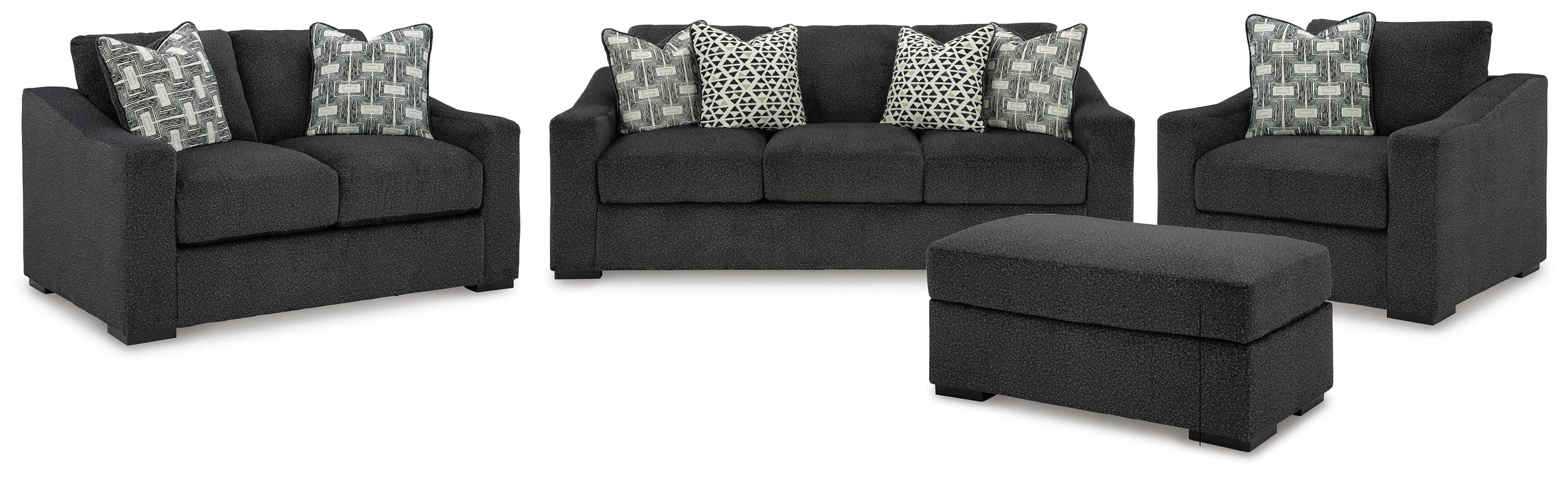 Wryenlynn Sofá, Sofá de Dos Plazas, Sillón Grande y Otomana - image 2
