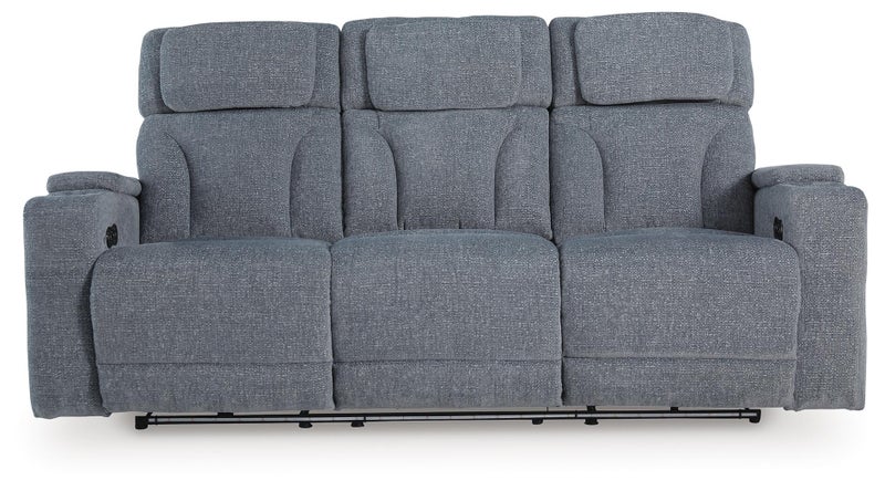 Forest Lake Next-Gen Nuvella™ Performance Fabric Dual Power Reclining Sofa, Steel
