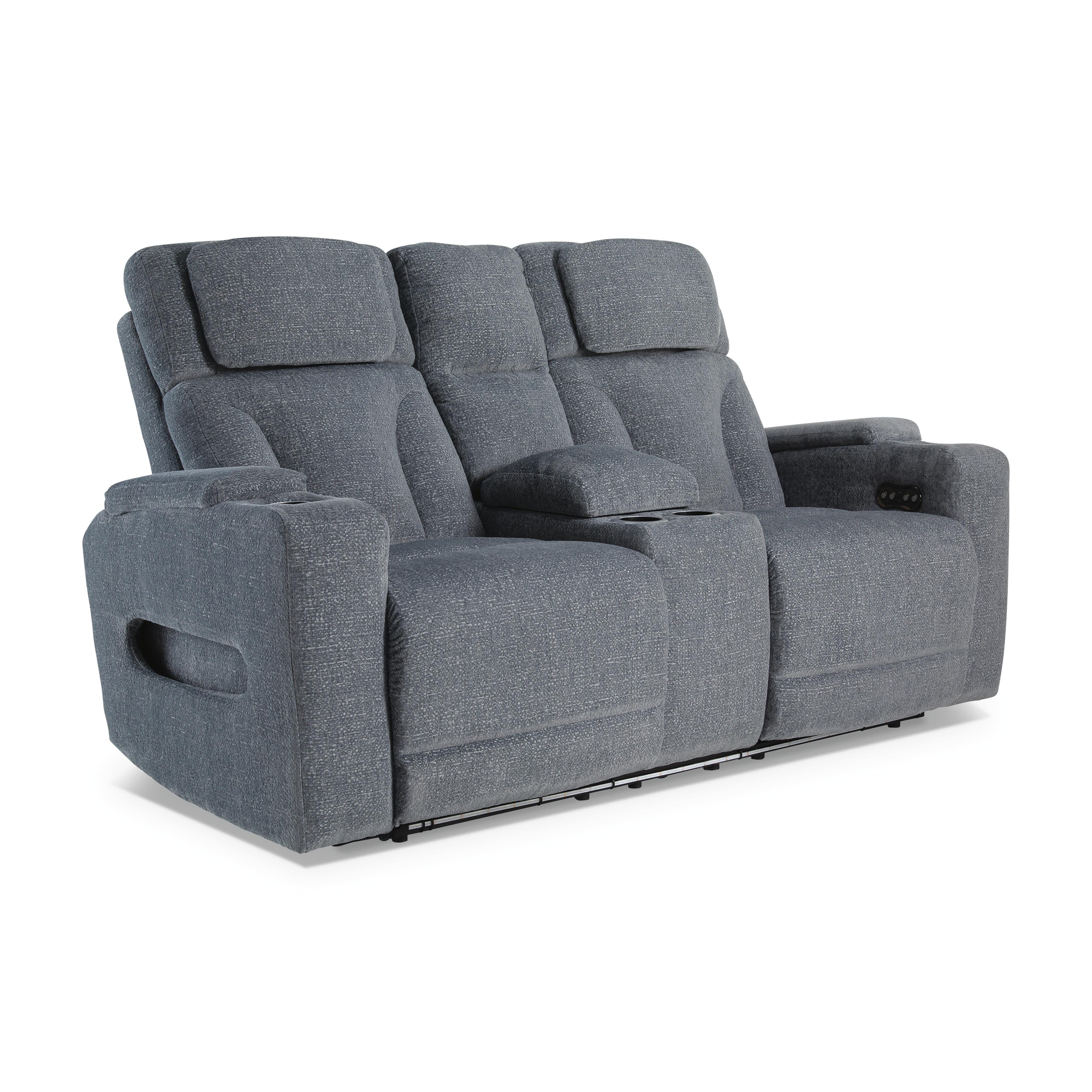 Forest Lake Power Reclining Loveseat with Console, , large