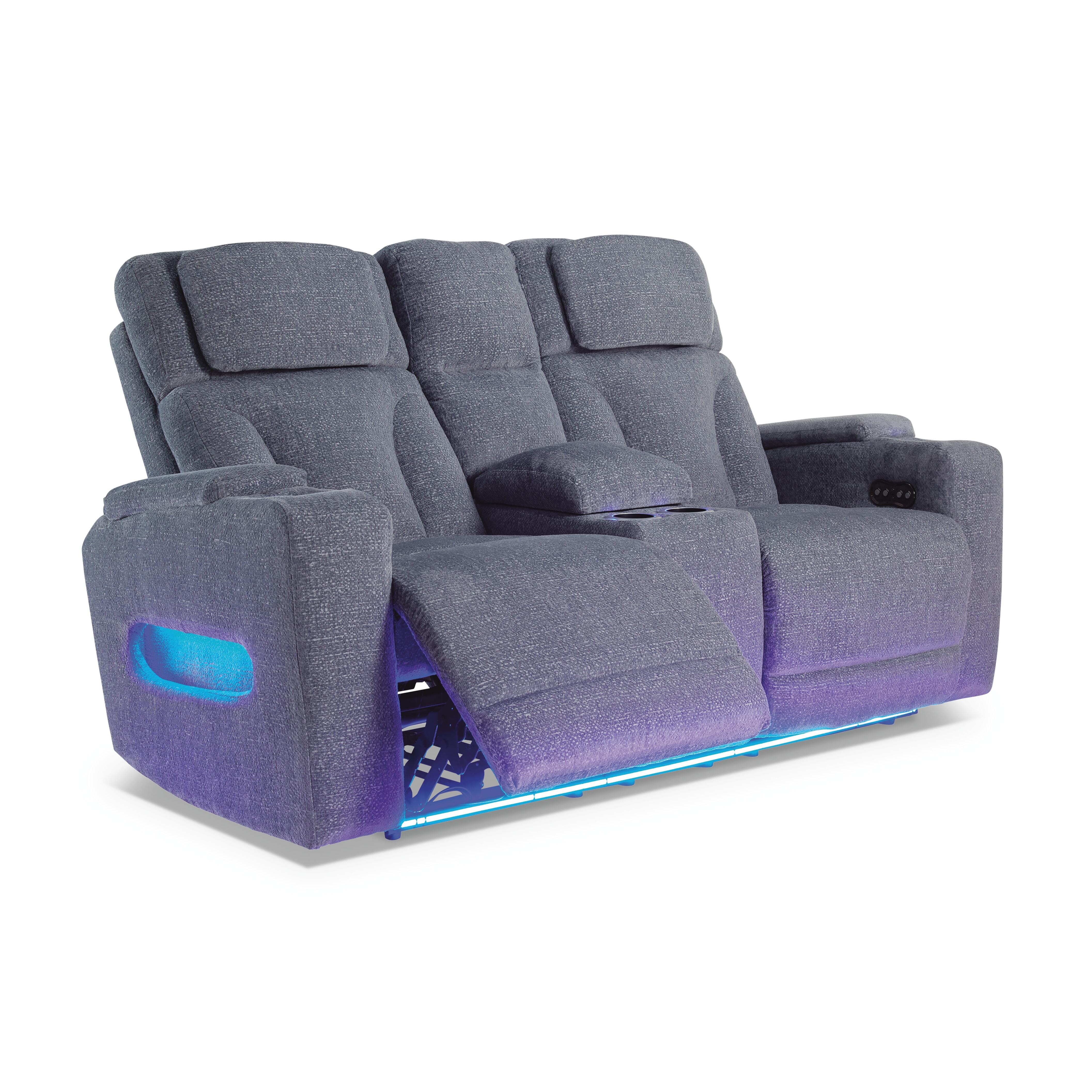 Forest Lake Power Reclining Loveseat with Console, , large