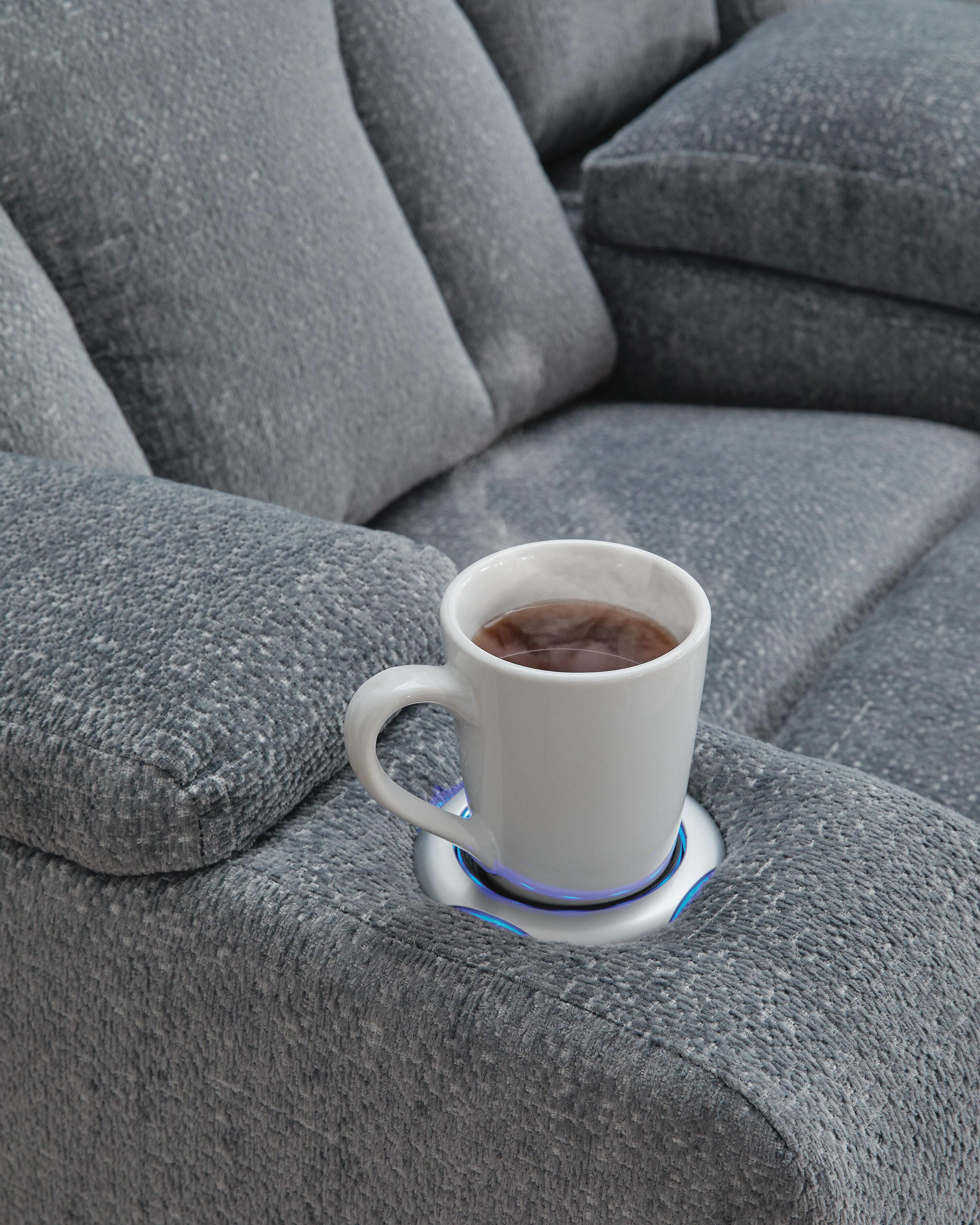 Forest Lake Power Reclining Loveseat with Console - image 12