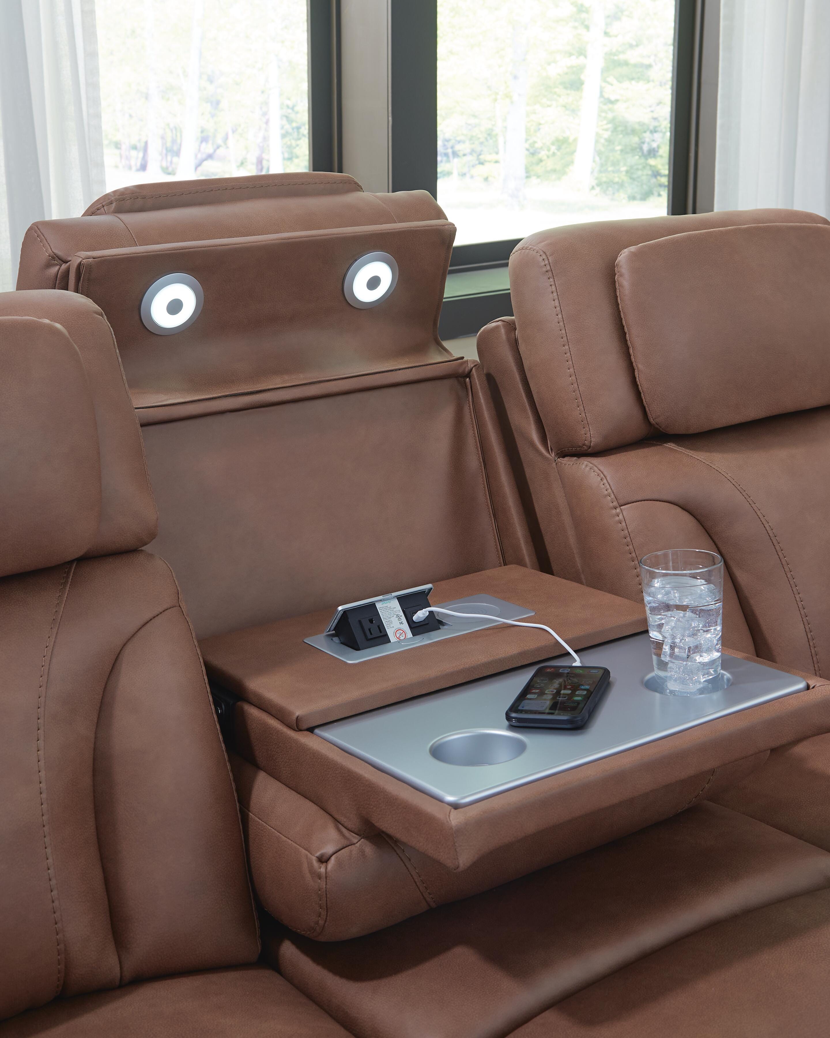 Point Clear Power Reclining Sofa, , large