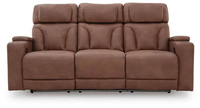 Point Clear Dual Power Reclining Sofa