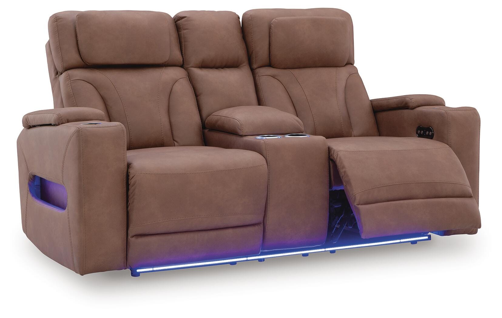 Sofá biplaza reclinable eléctrico Point Clear con consola - image 3