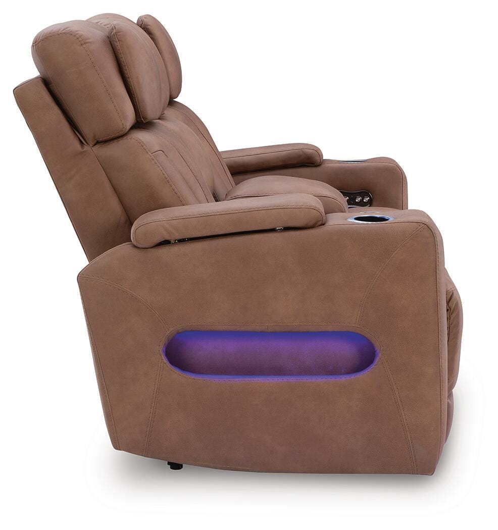Sofá biplaza reclinable eléctrico Point Clear con consola - image 5