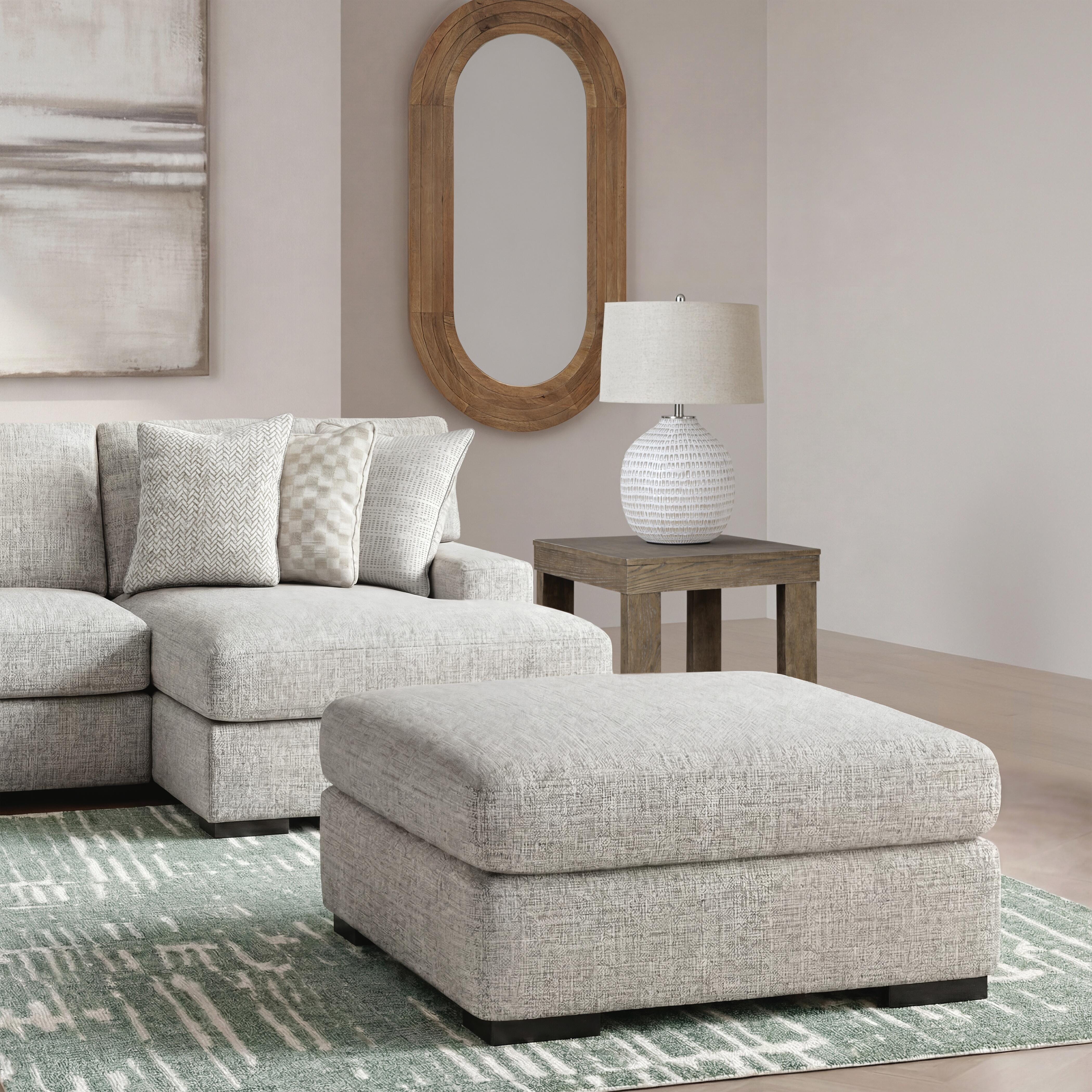 Larce Oversized Accent Ottoman - image 2