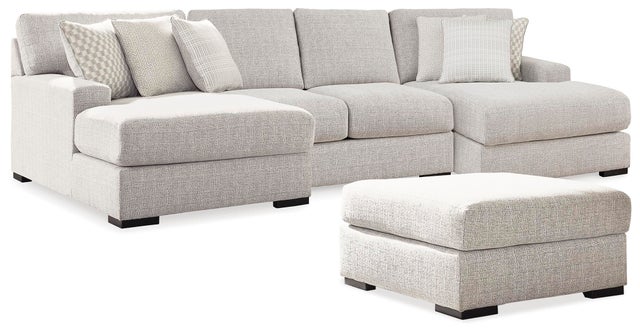 Larce 3-Piece Sectional with Ottoman