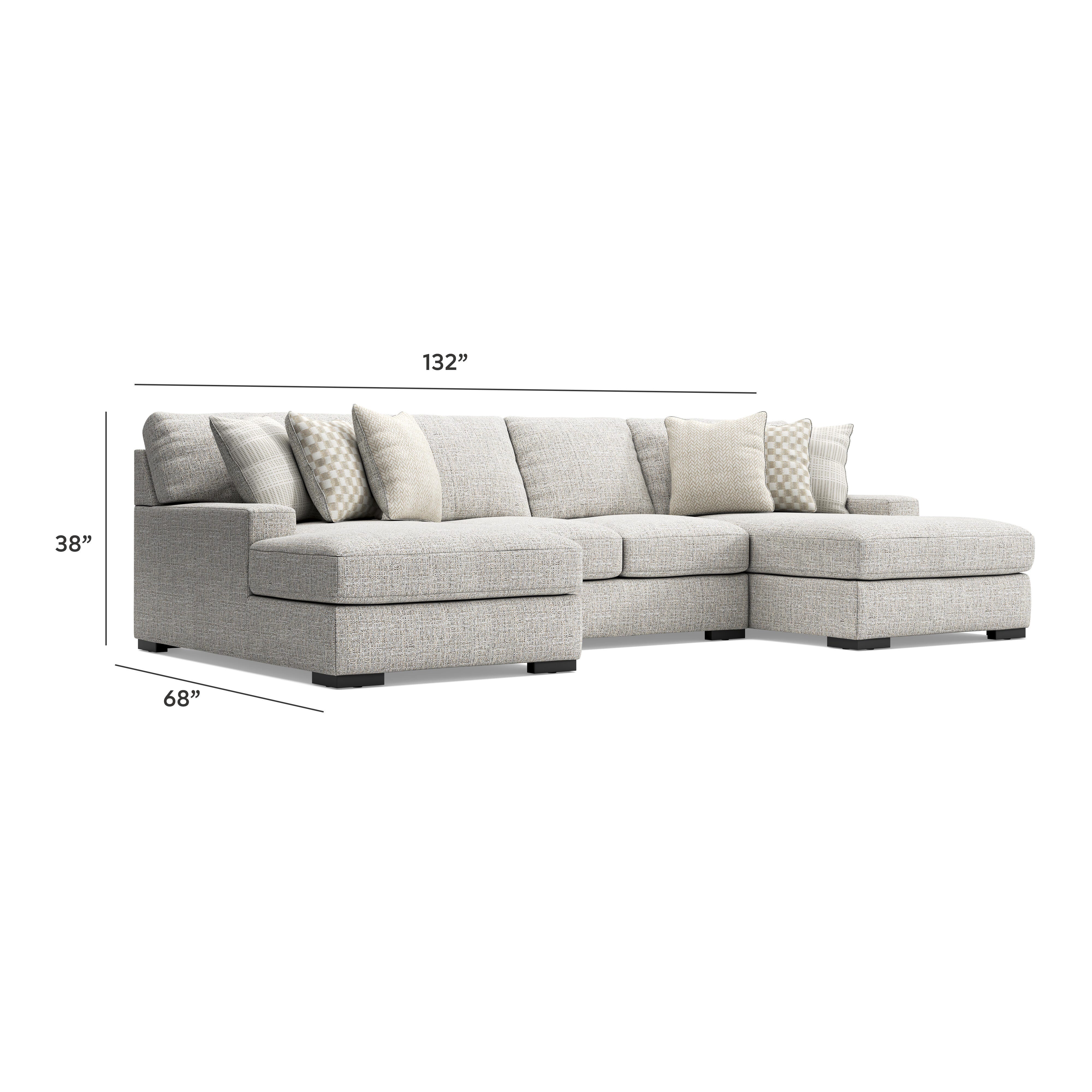 Seccional Larce de 3 piezas con chaise longue - image 7