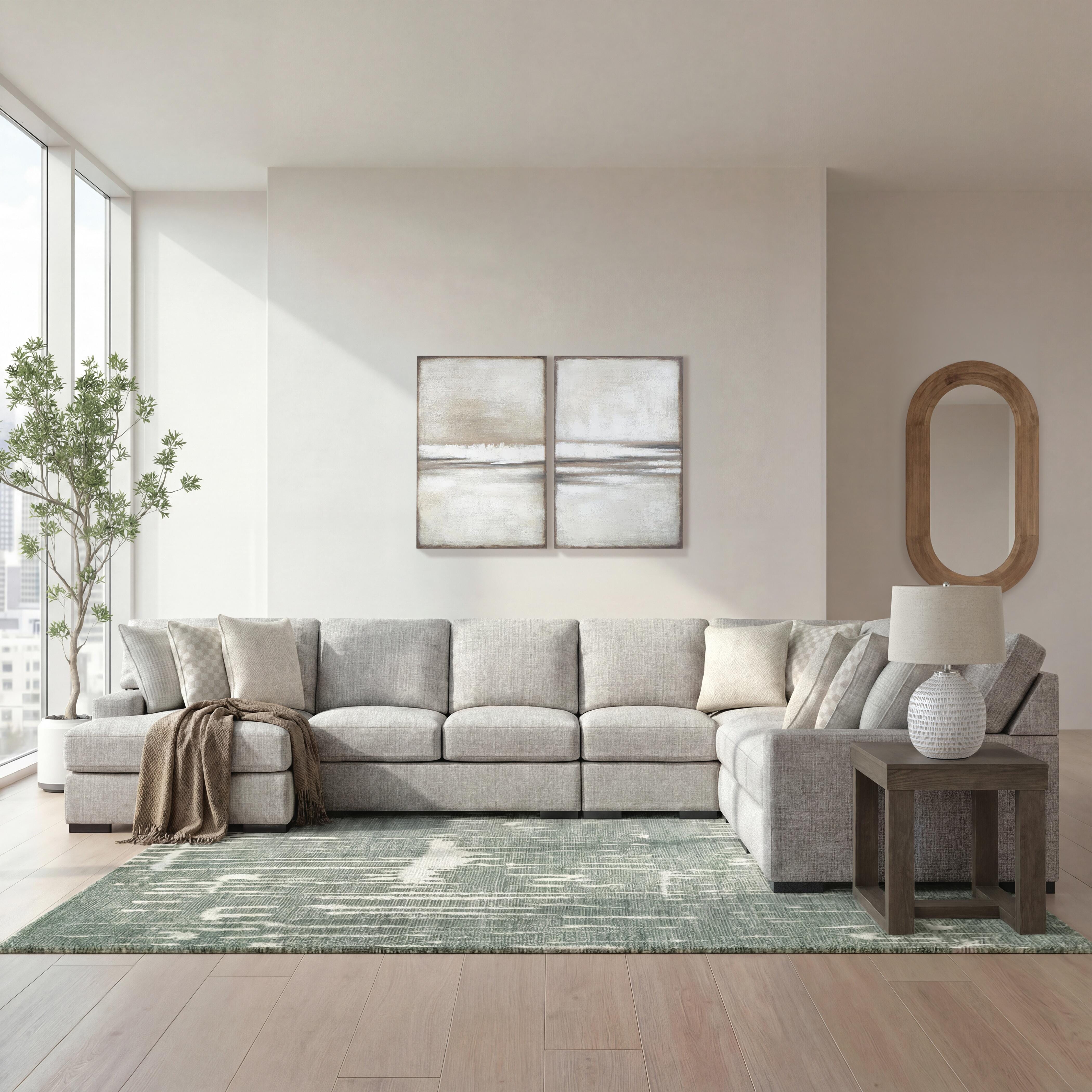 Seccional Larce de 6 piezas con chaise longue - image 2