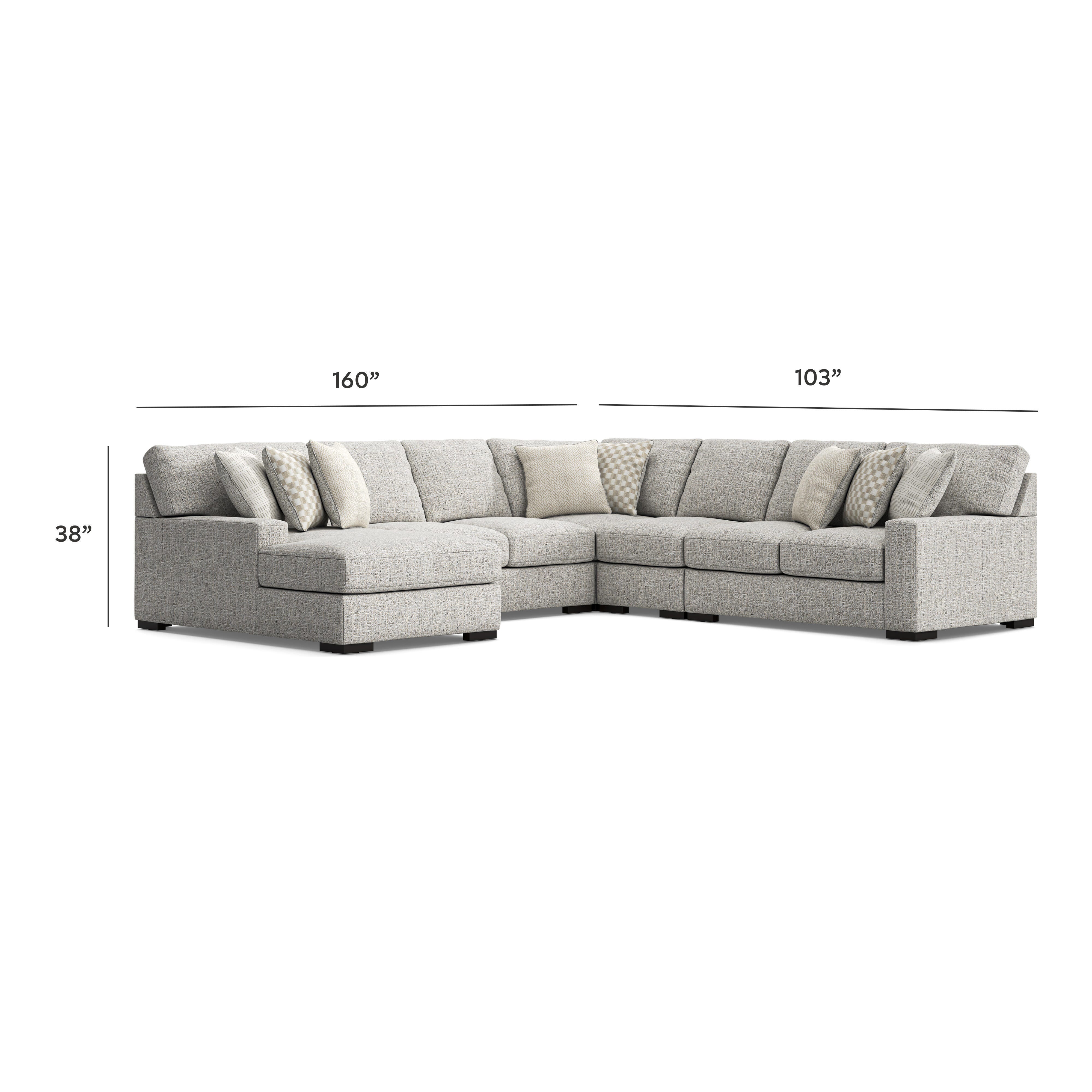 Seccional Larce de 5 piezas con chaise longue - image 7
