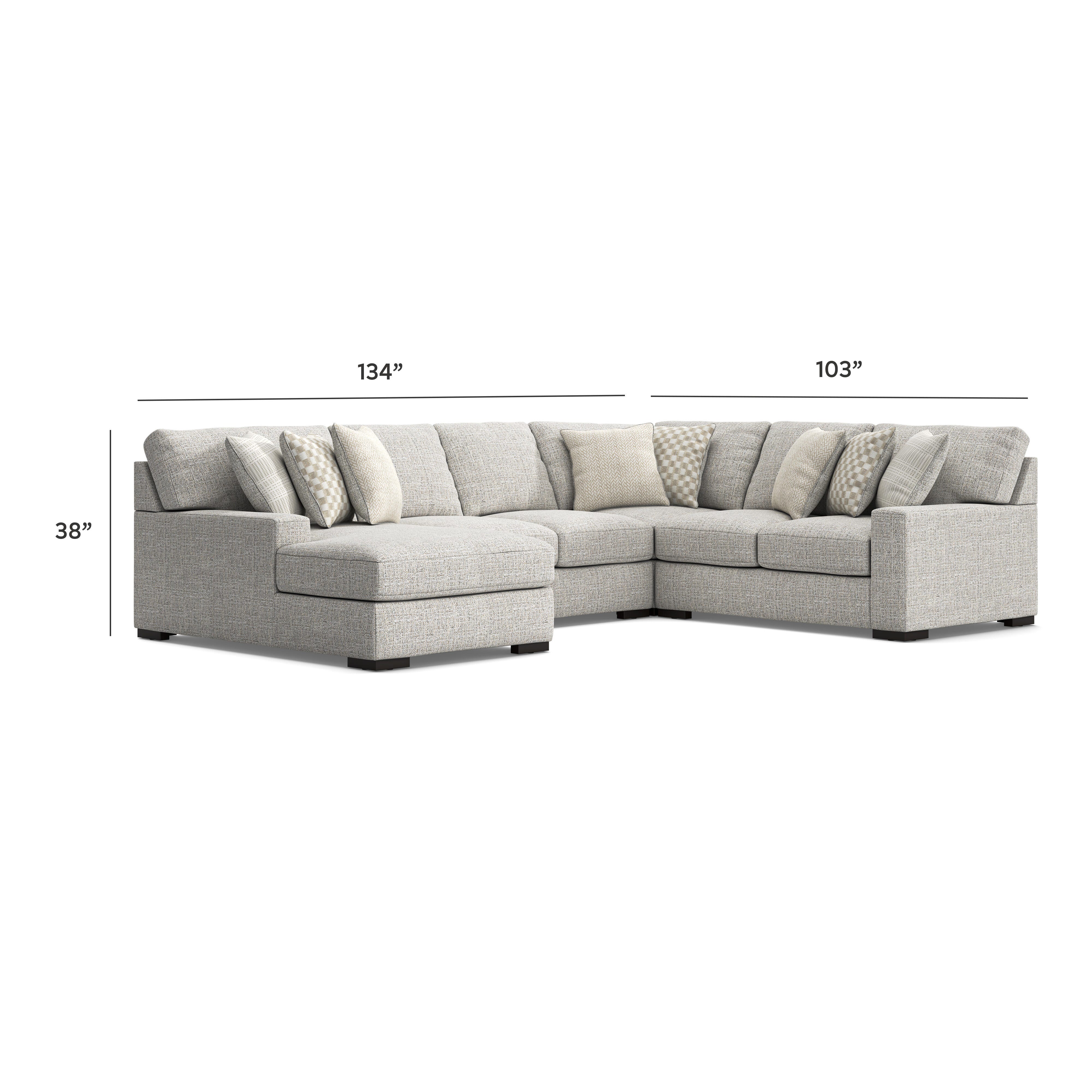 Seccional Larce de 4 piezas con chaise longue - image 7